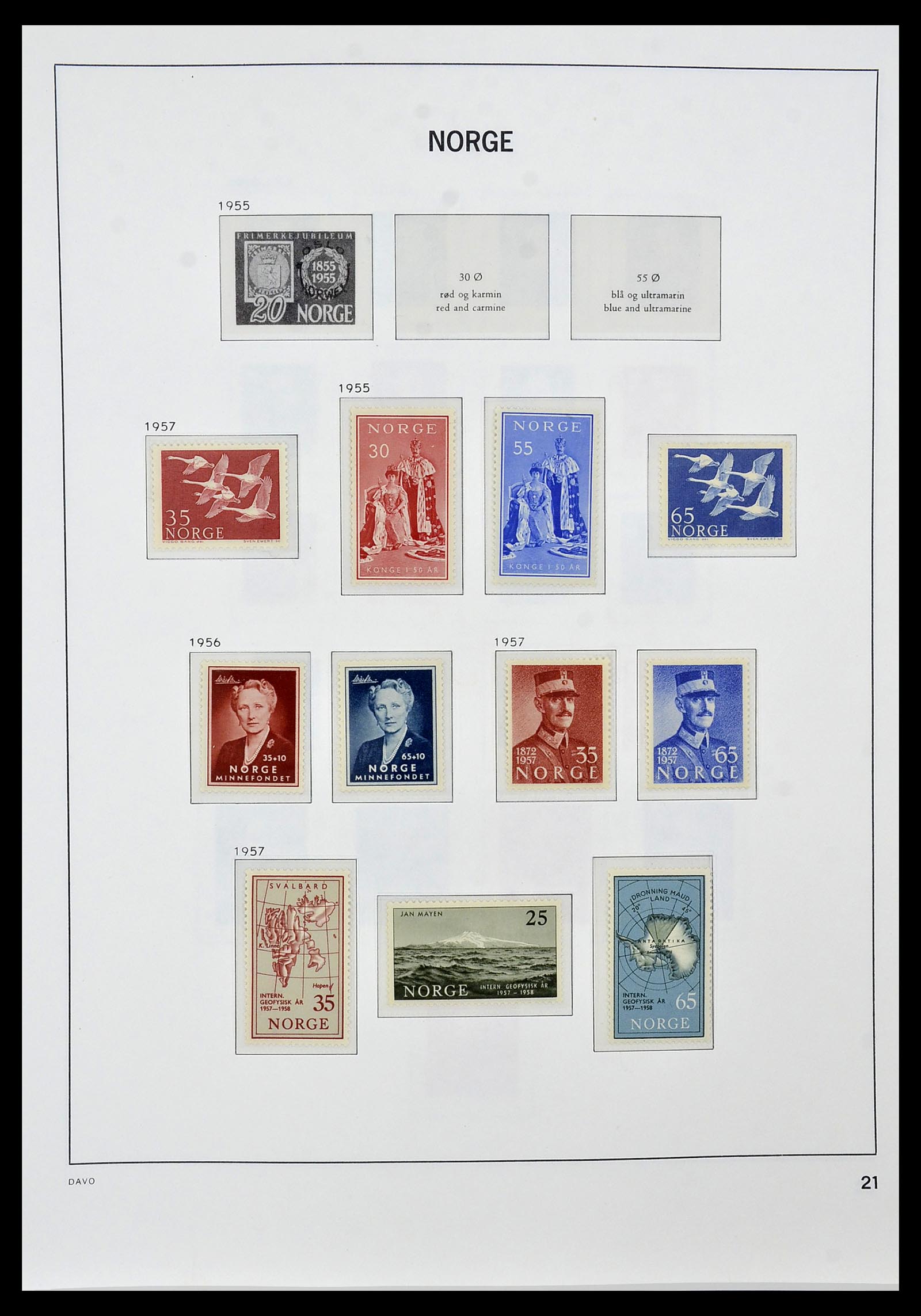 34458 023 - Postzegelverzameling 34458 Noorwegen 1855-1999.