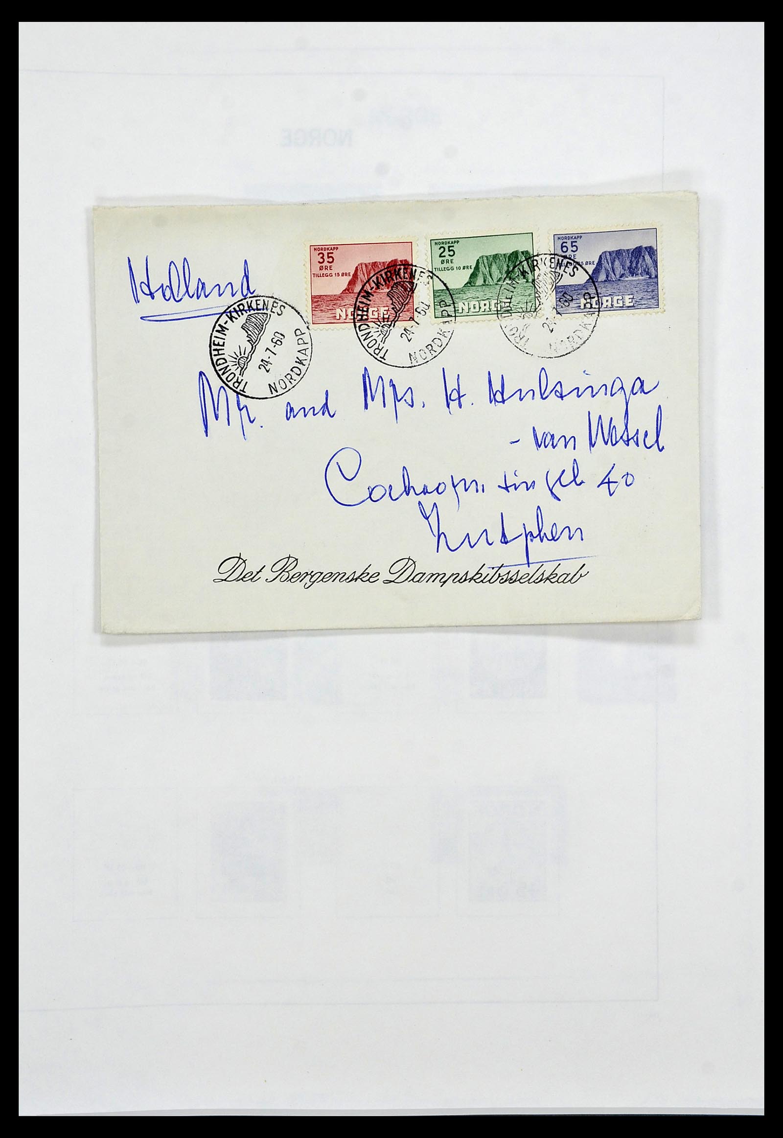 34458 026 - Postzegelverzameling 34458 Noorwegen 1855-1999.
