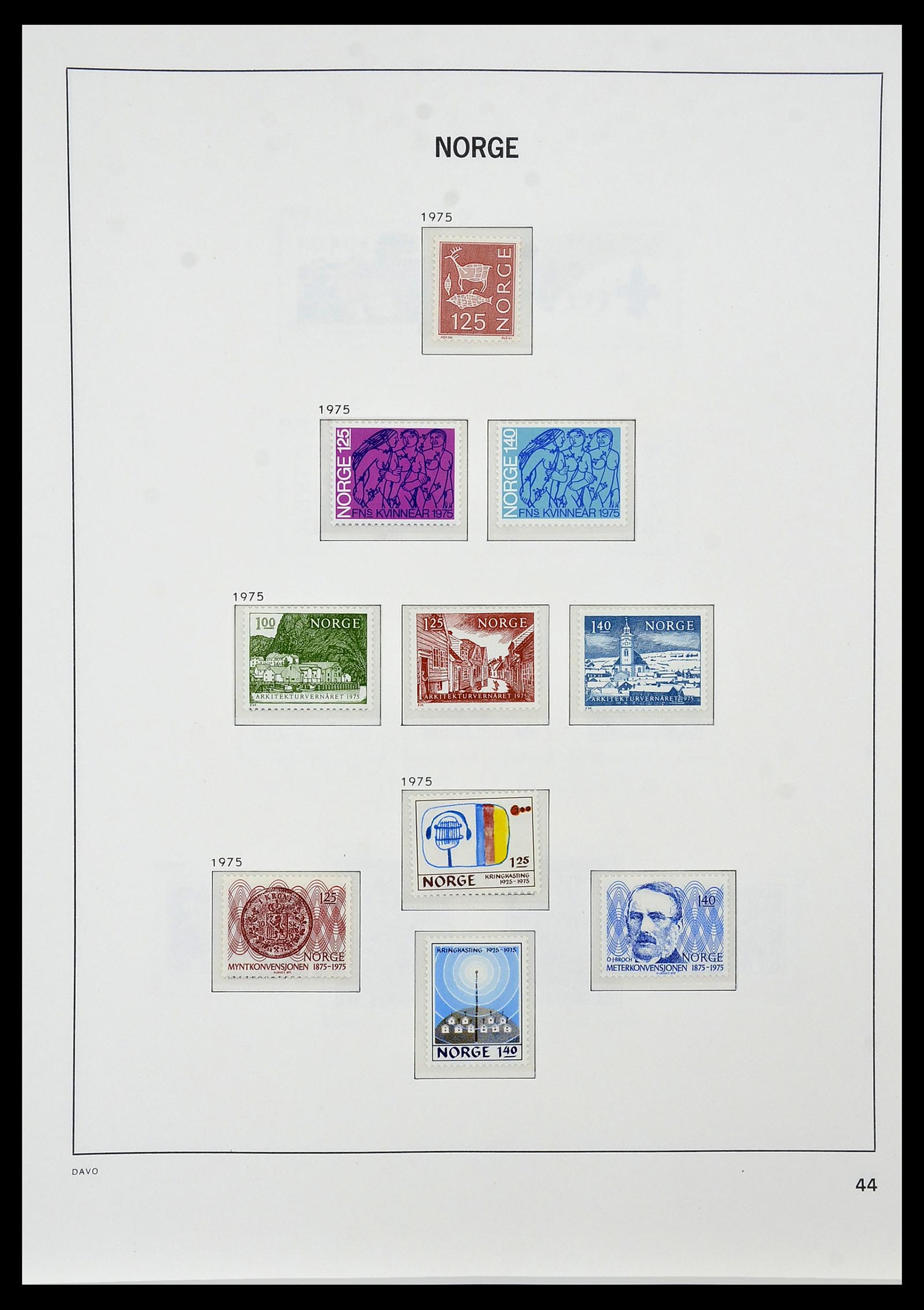 34458 048 - Postzegelverzameling 34458 Noorwegen 1855-1999.