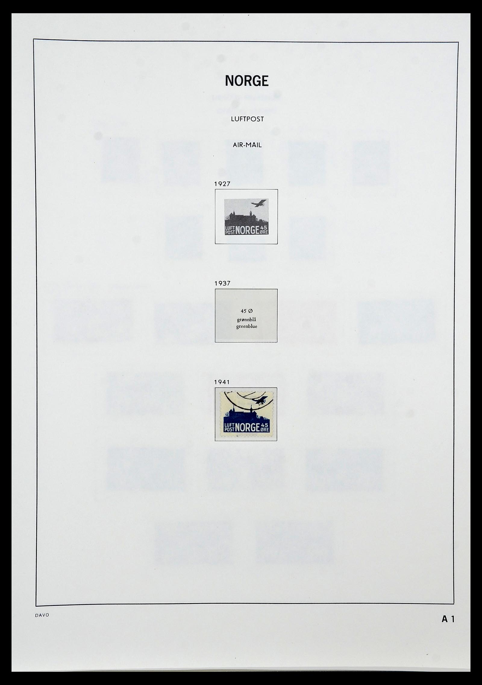 34458 057 - Postzegelverzameling 34458 Noorwegen 1855-1999.