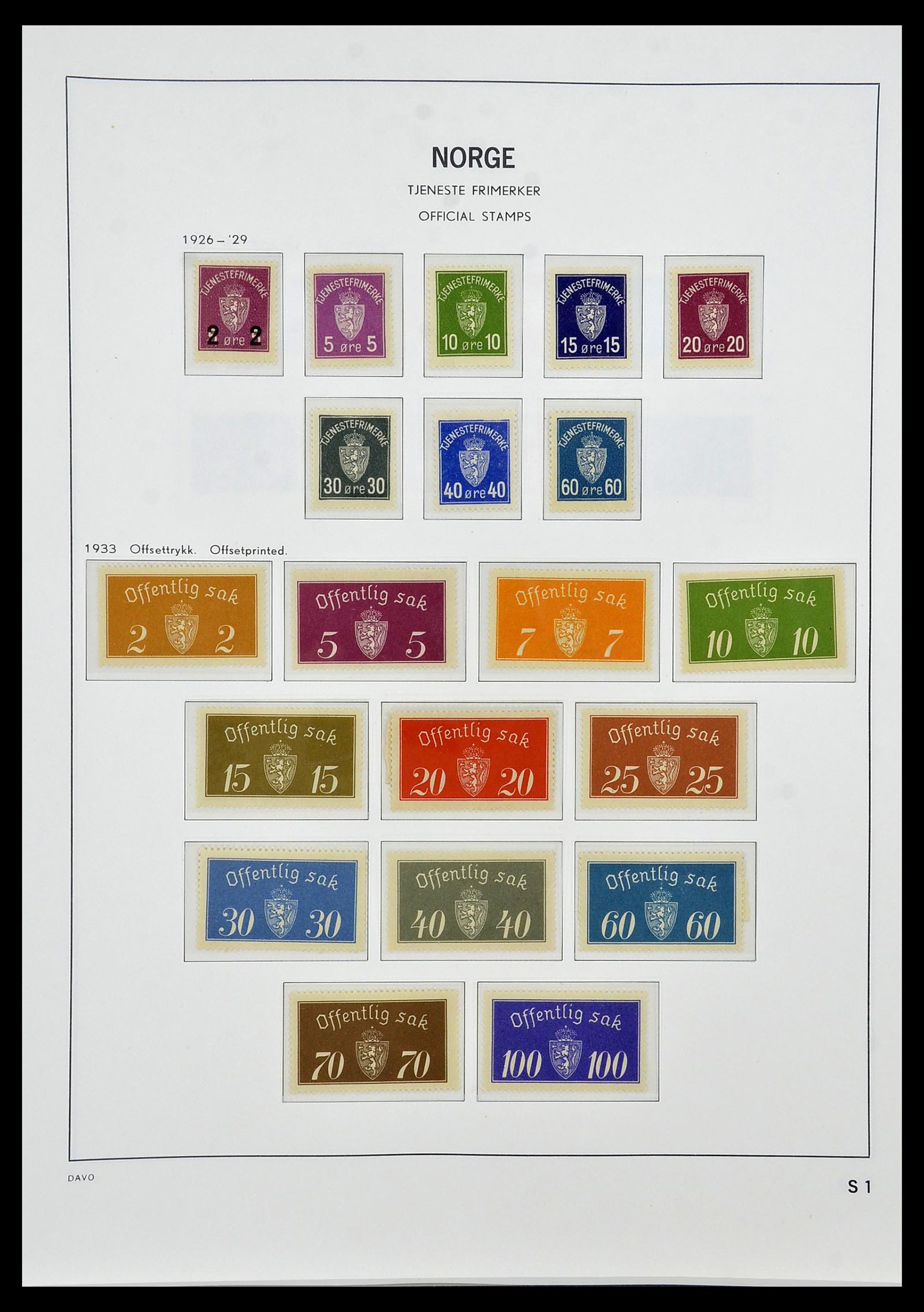 34458 058 - Postzegelverzameling 34458 Noorwegen 1855-1999.