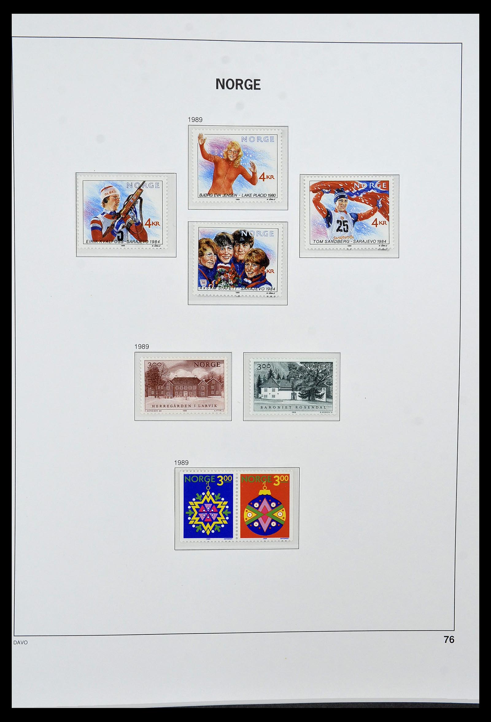 34458 088 - Postzegelverzameling 34458 Noorwegen 1855-1999.