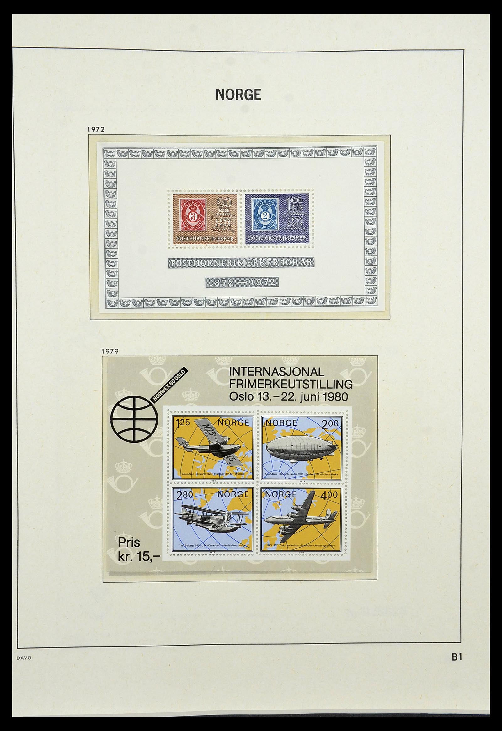 34458 117 - Postzegelverzameling 34458 Noorwegen 1855-1999.