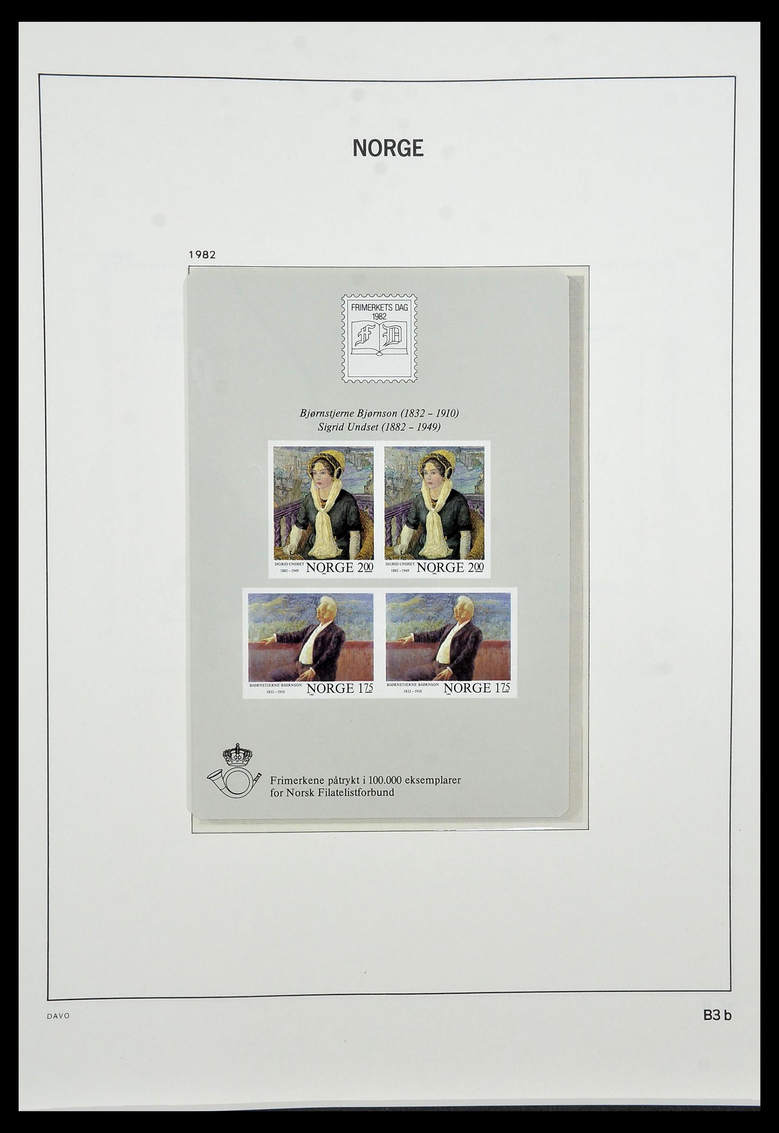 34458 123 - Postzegelverzameling 34458 Noorwegen 1855-1999.
