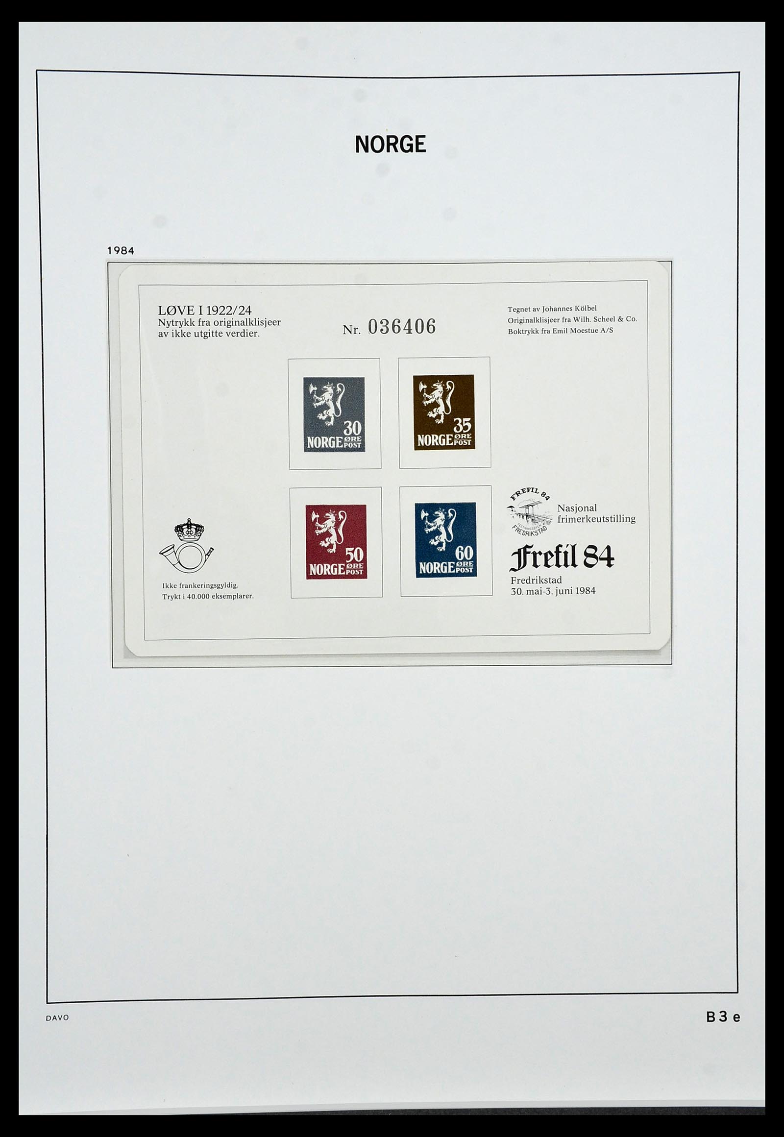 34458 126 - Postzegelverzameling 34458 Noorwegen 1855-1999.