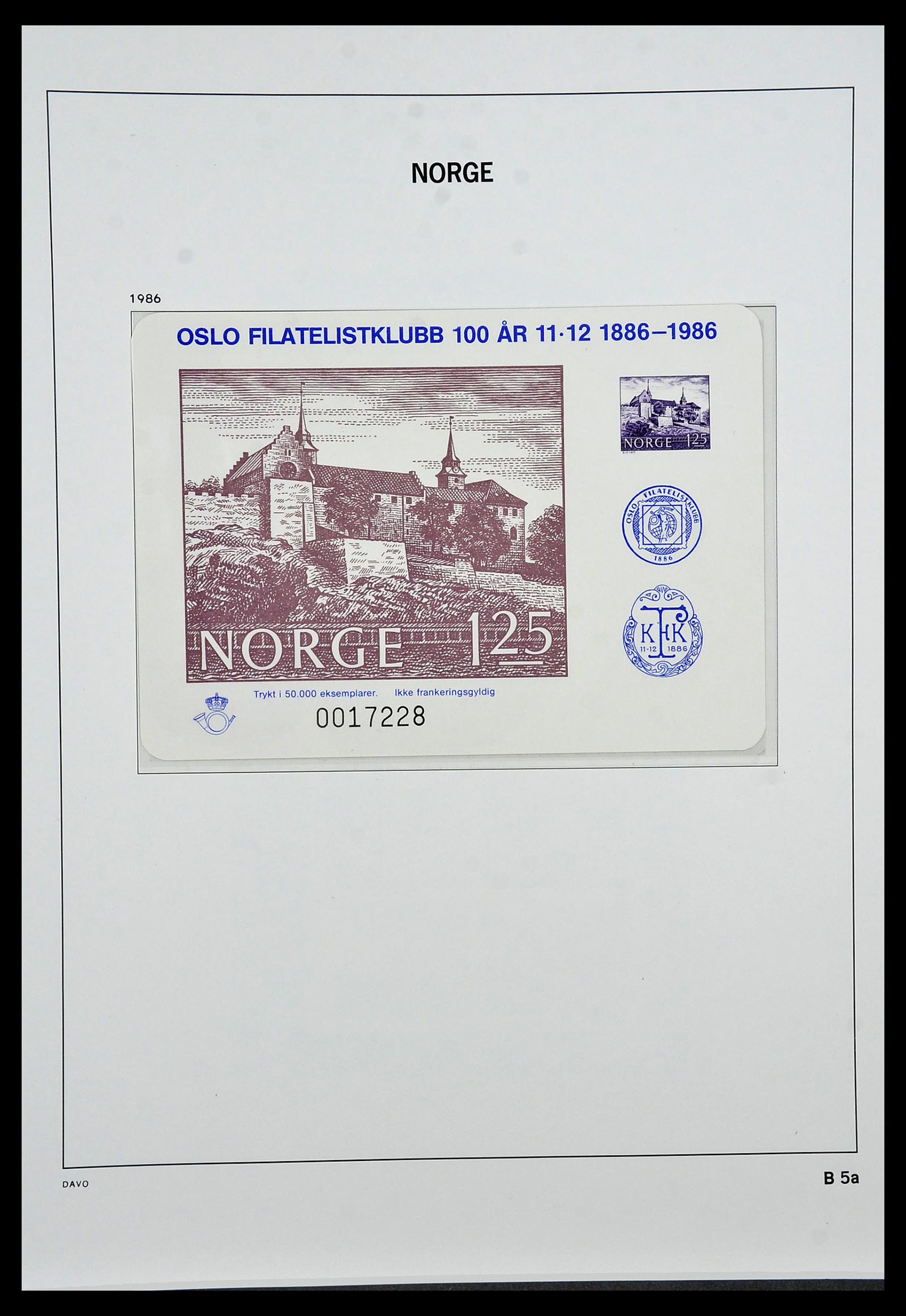 34458 130 - Postzegelverzameling 34458 Noorwegen 1855-1999.