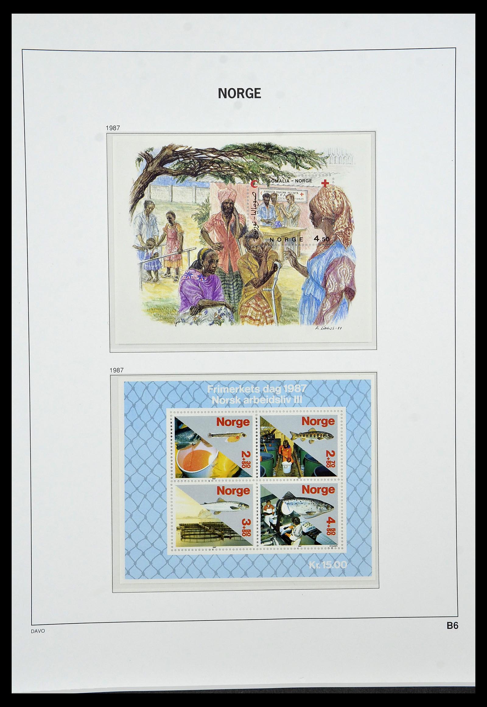 34458 131 - Postzegelverzameling 34458 Noorwegen 1855-1999.