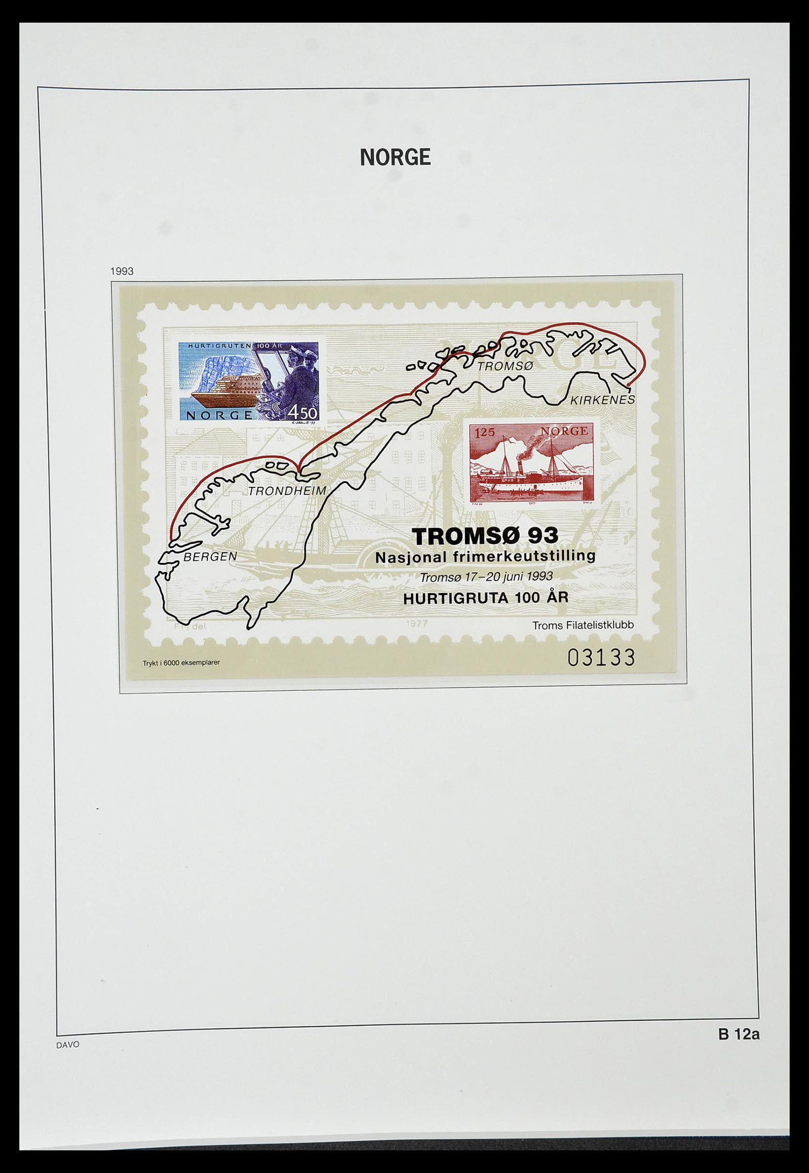 34458 144 - Postzegelverzameling 34458 Noorwegen 1855-1999.