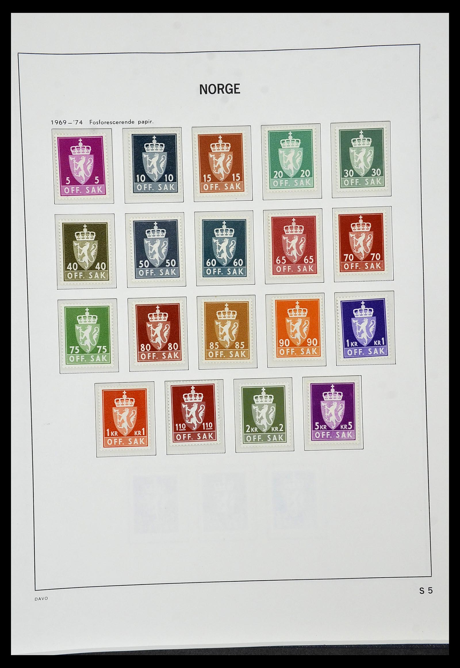 34458 150 - Postzegelverzameling 34458 Noorwegen 1855-1999.