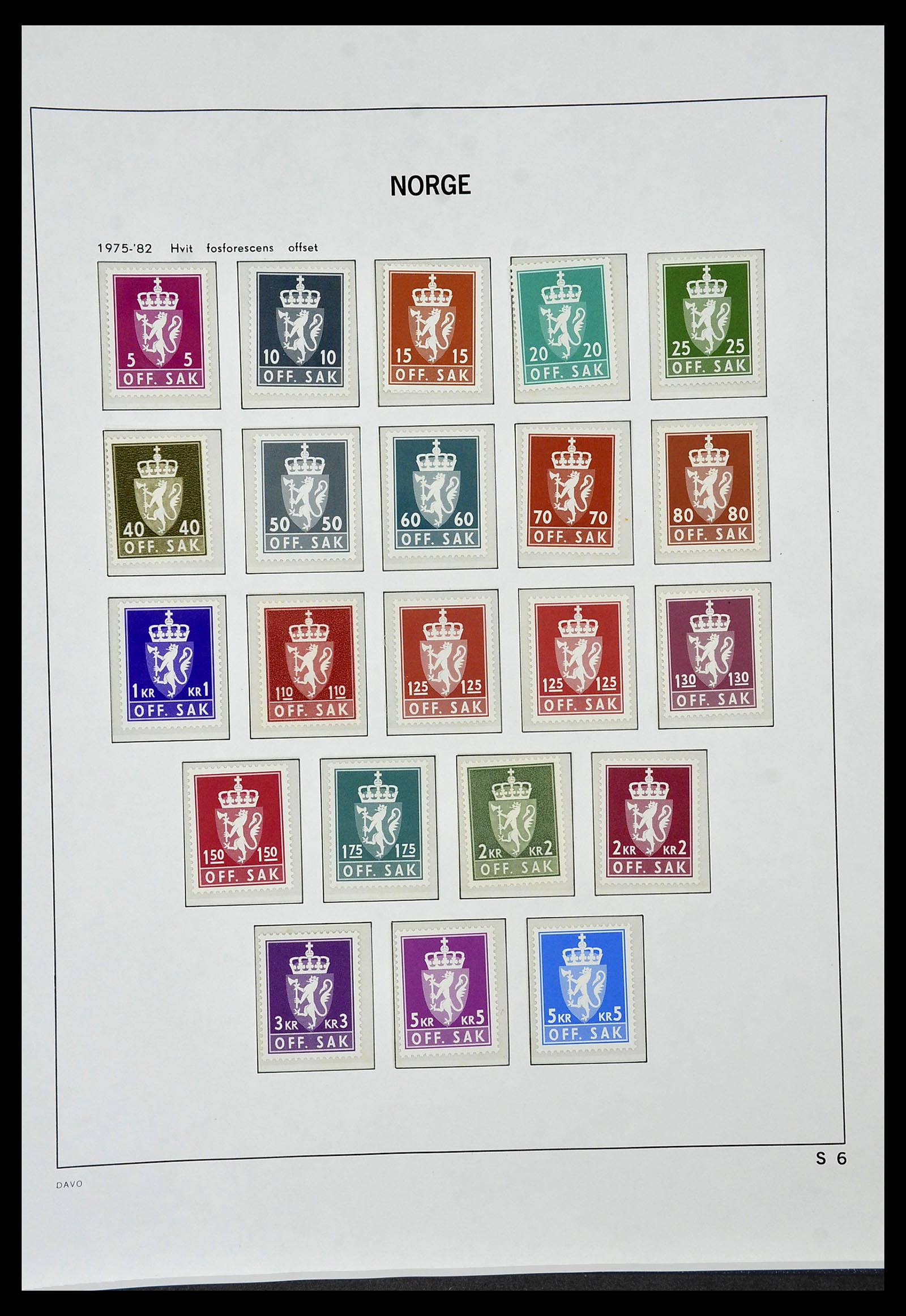34458 151 - Stamp Collection 34458 Norway 1855-1999.