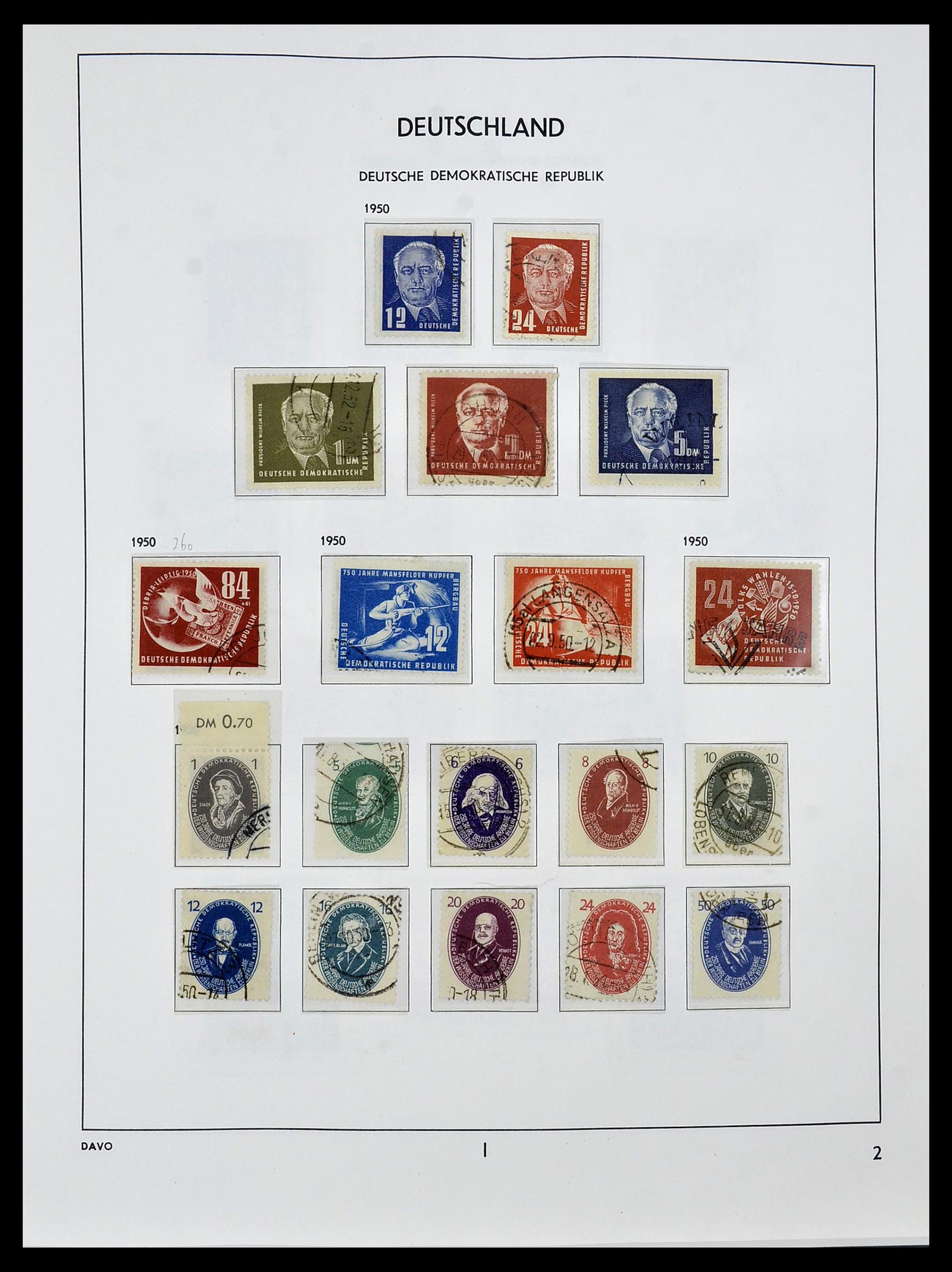 34459 003 - Stamp Collection 34459 GDR 1948-1990.