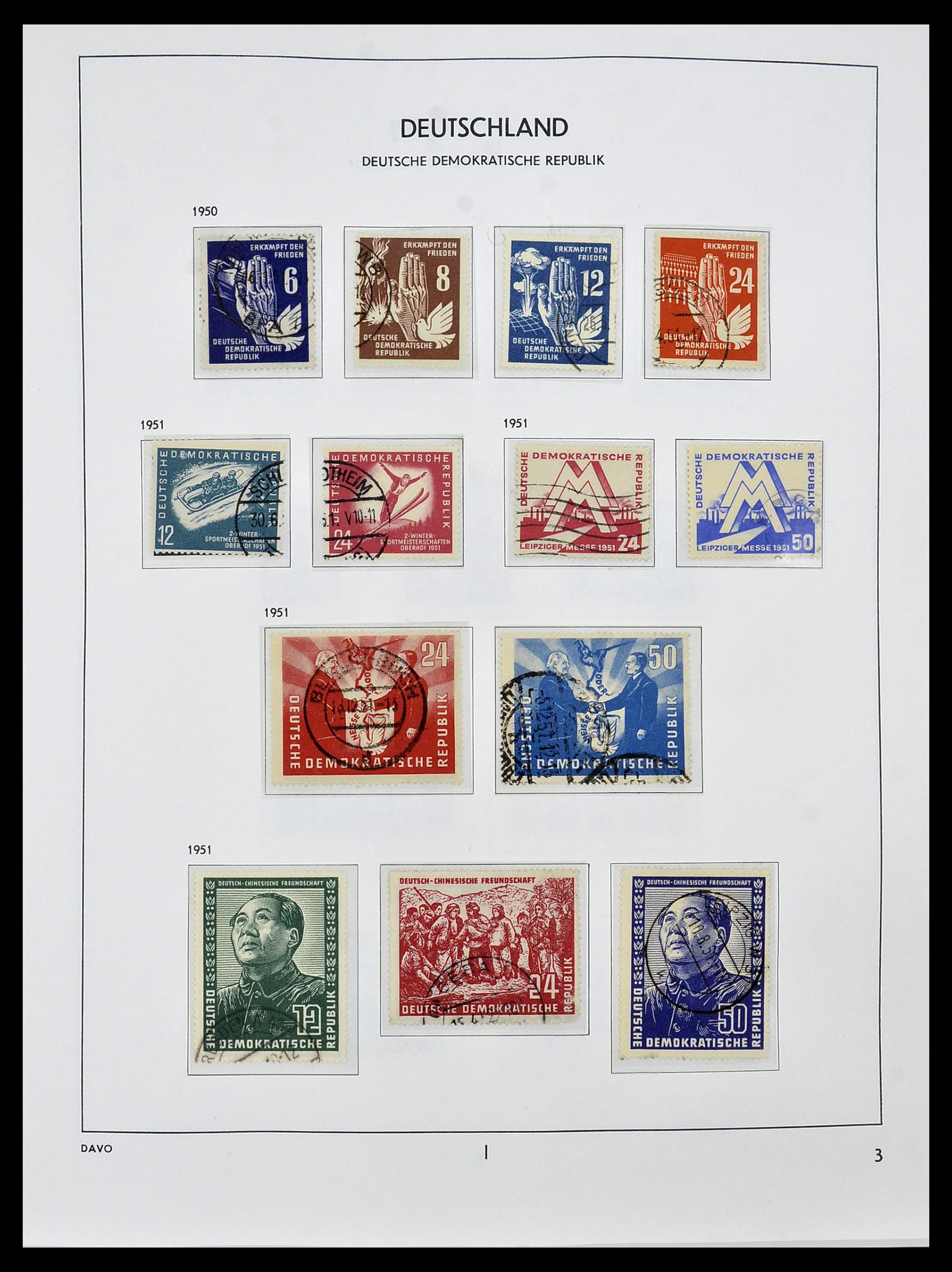 34459 004 - Stamp Collection 34459 GDR 1948-1990.