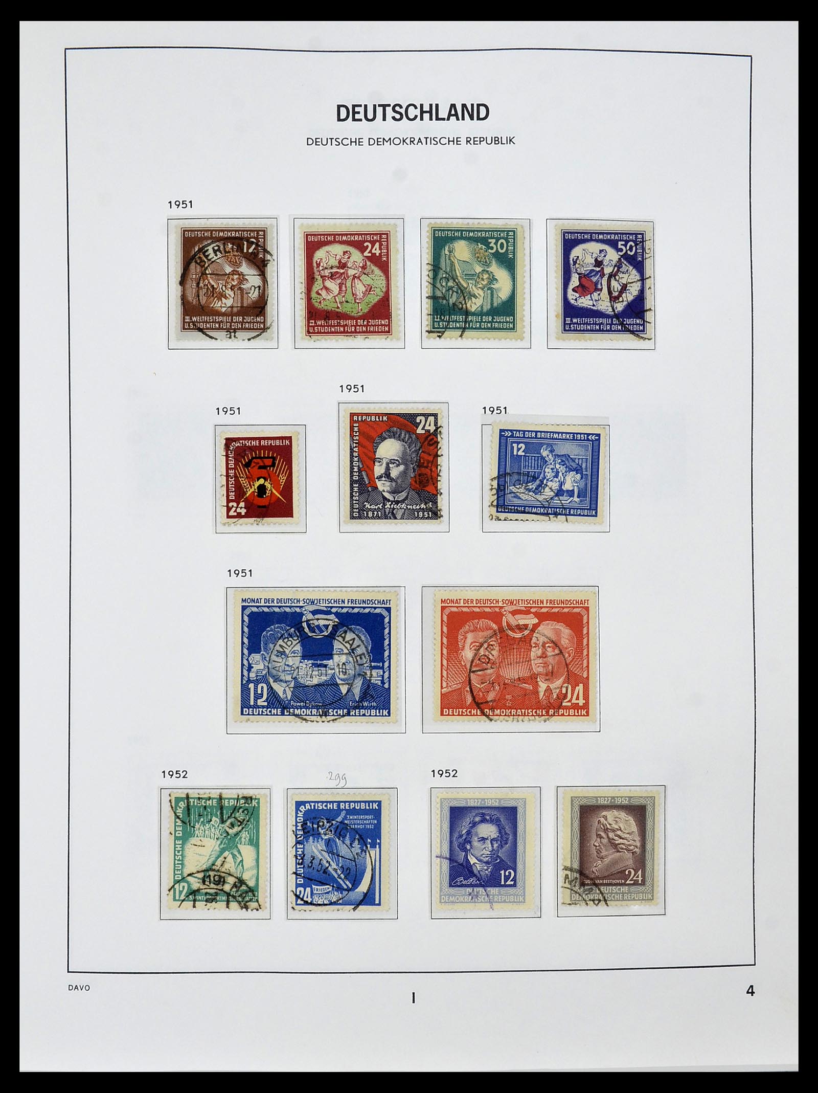34459 005 - Stamp Collection 34459 GDR 1948-1990.