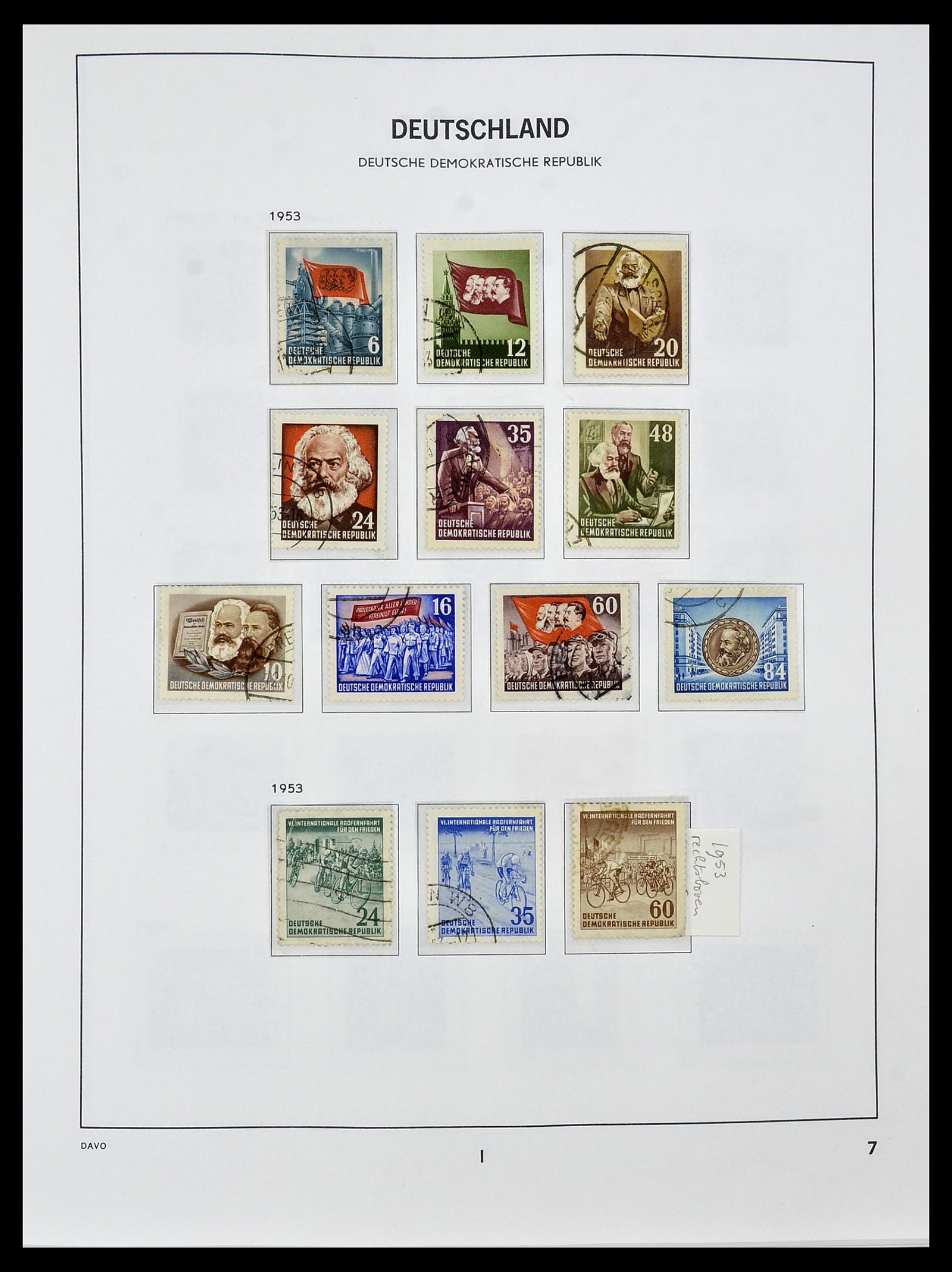 34459 008 - Stamp Collection 34459 GDR 1948-1990.