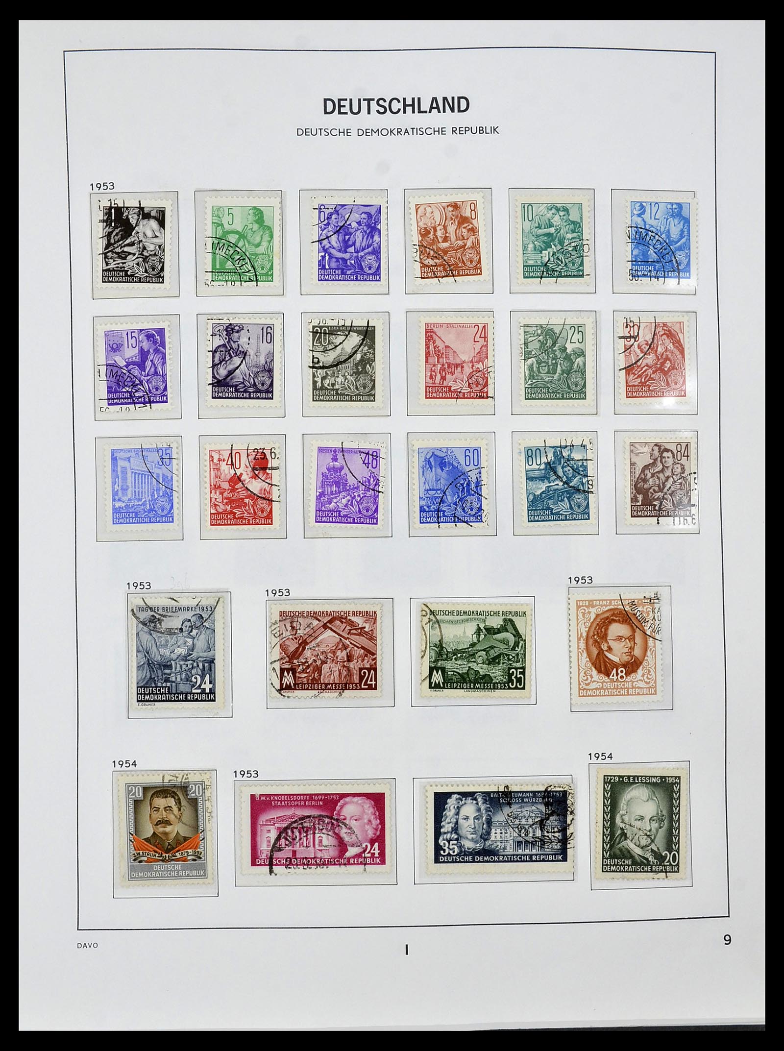 34459 010 - Stamp Collection 34459 GDR 1948-1990.