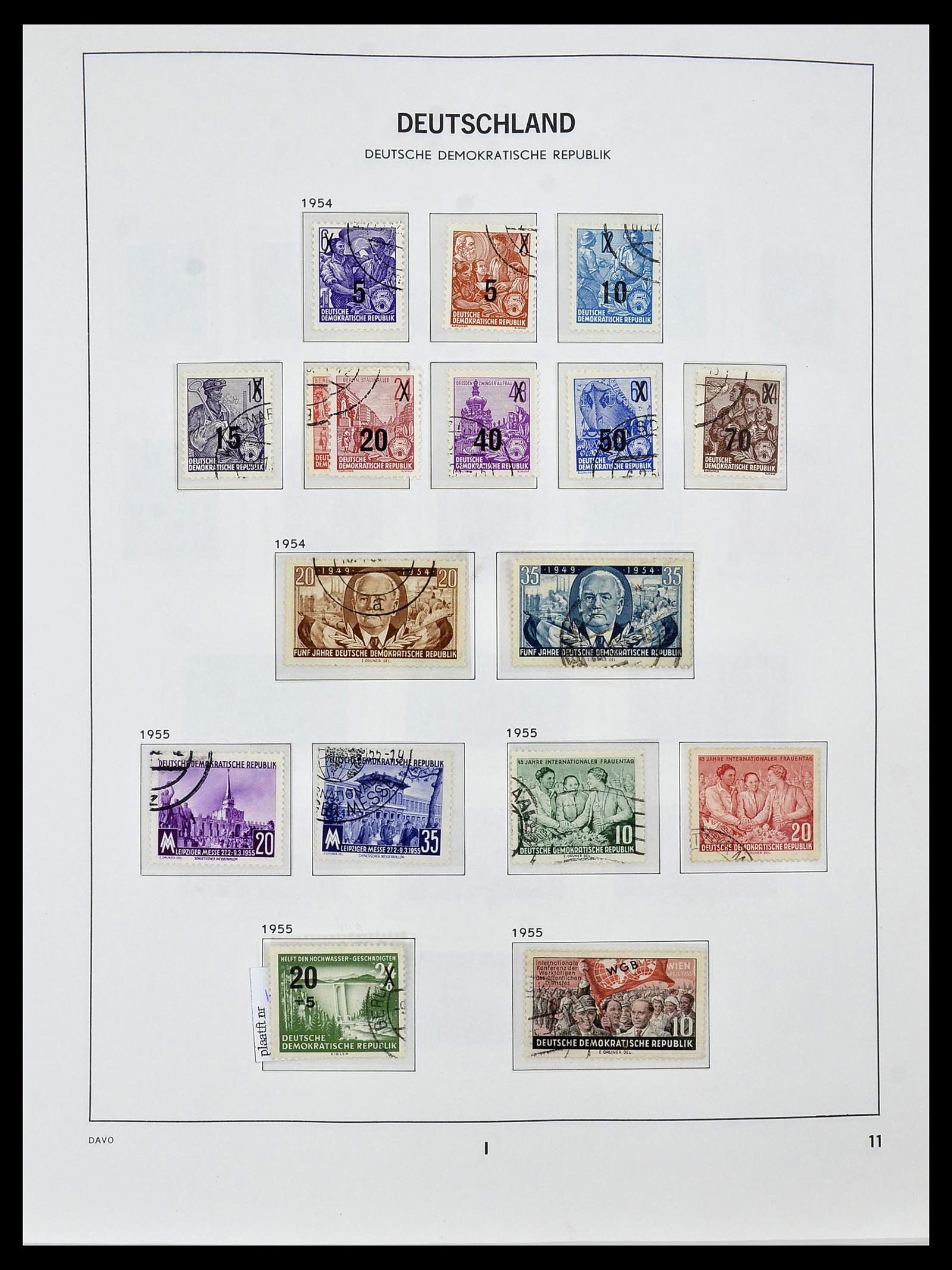 34459 012 - Stamp Collection 34459 GDR 1948-1990.