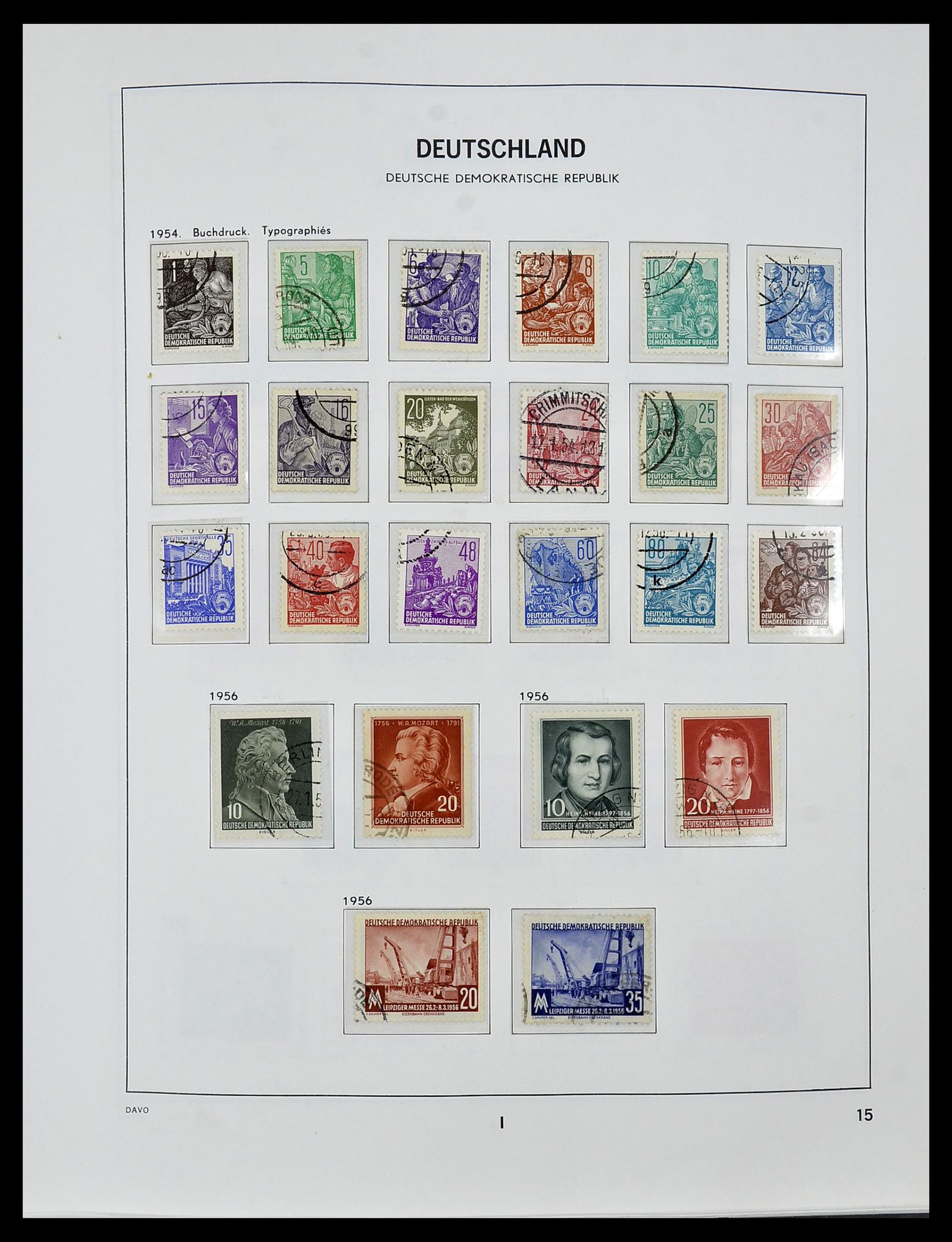 34459 017 - Stamp Collection 34459 GDR 1948-1990.
