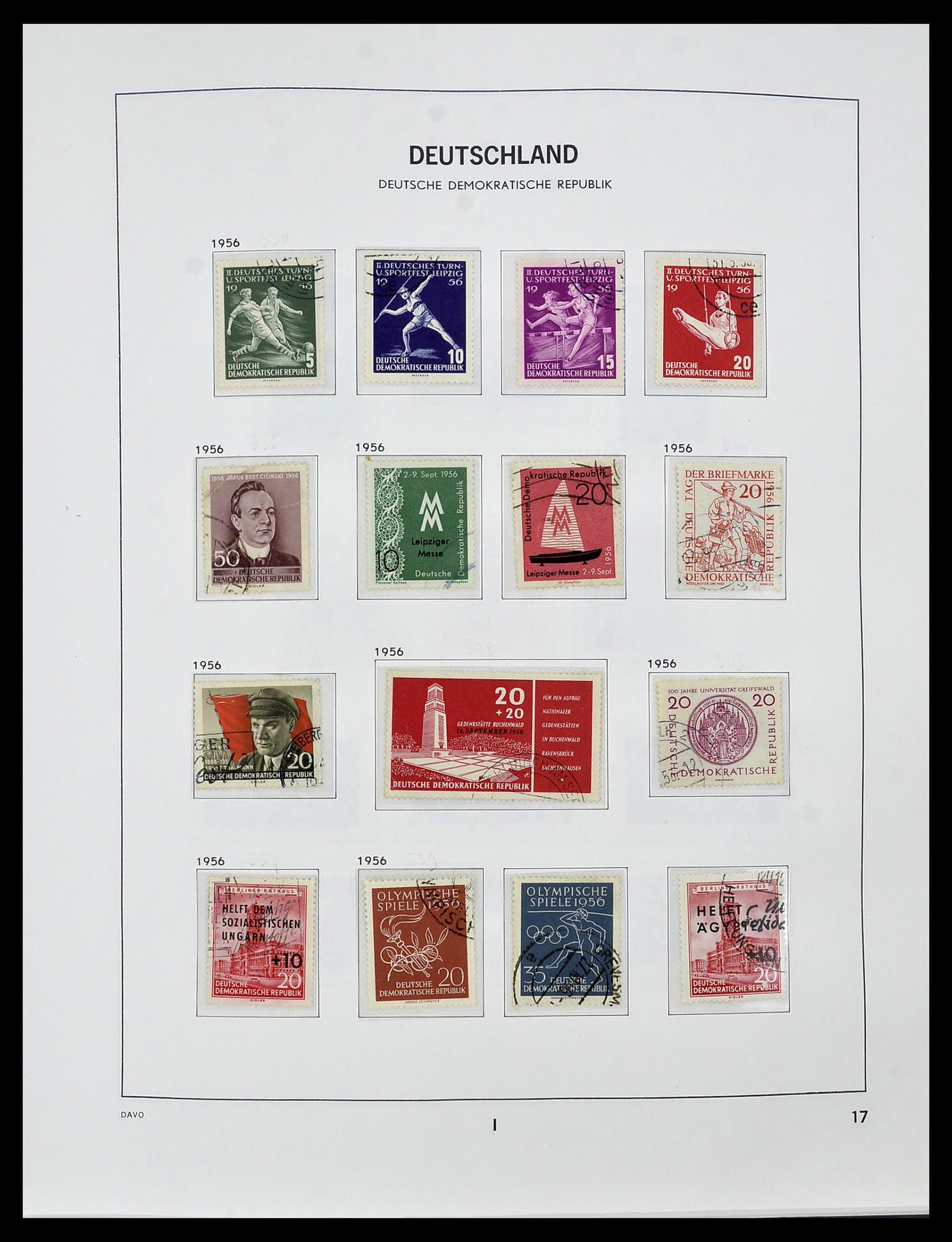 34459 019 - Stamp Collection 34459 GDR 1948-1990.