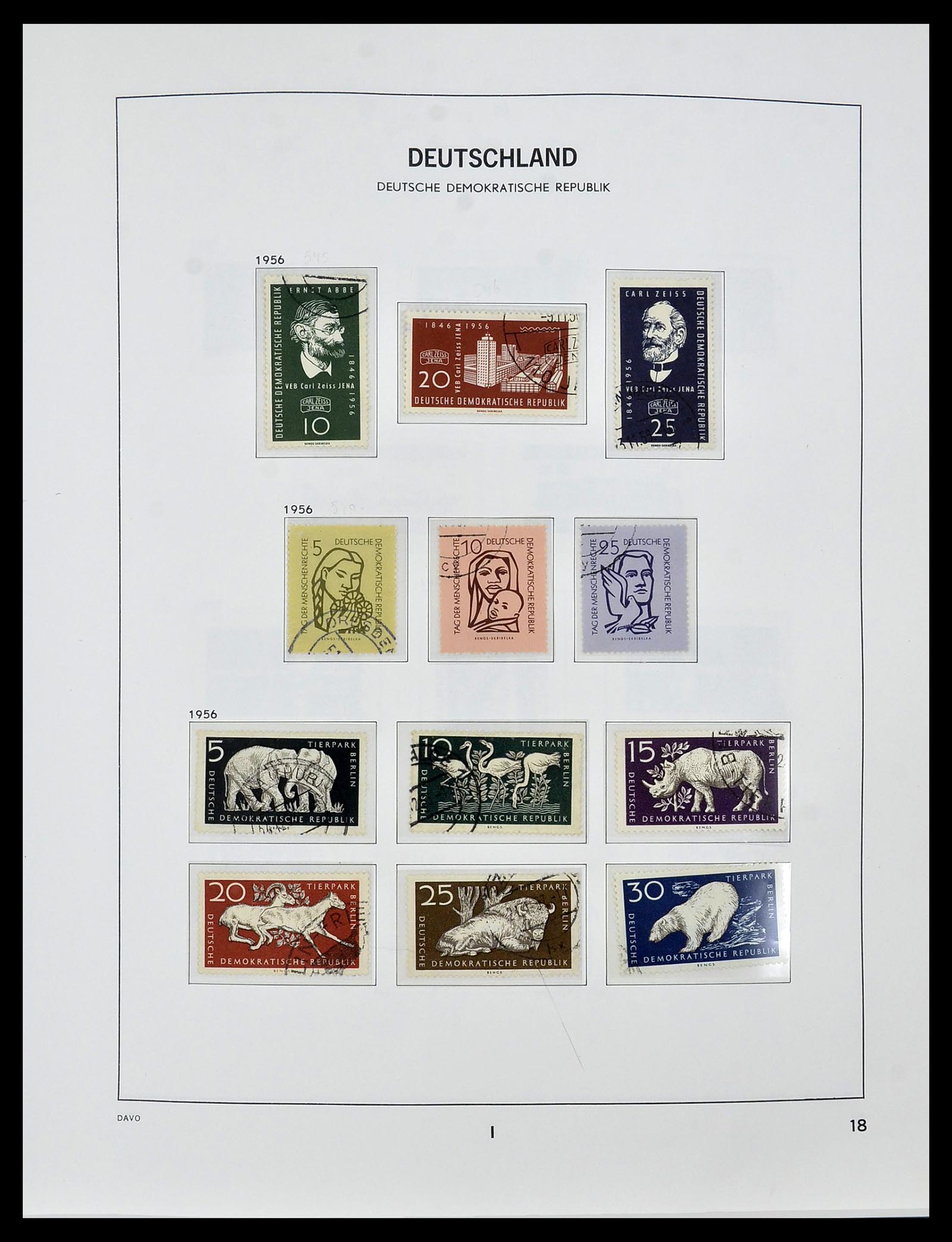 34459 020 - Stamp Collection 34459 GDR 1948-1990.