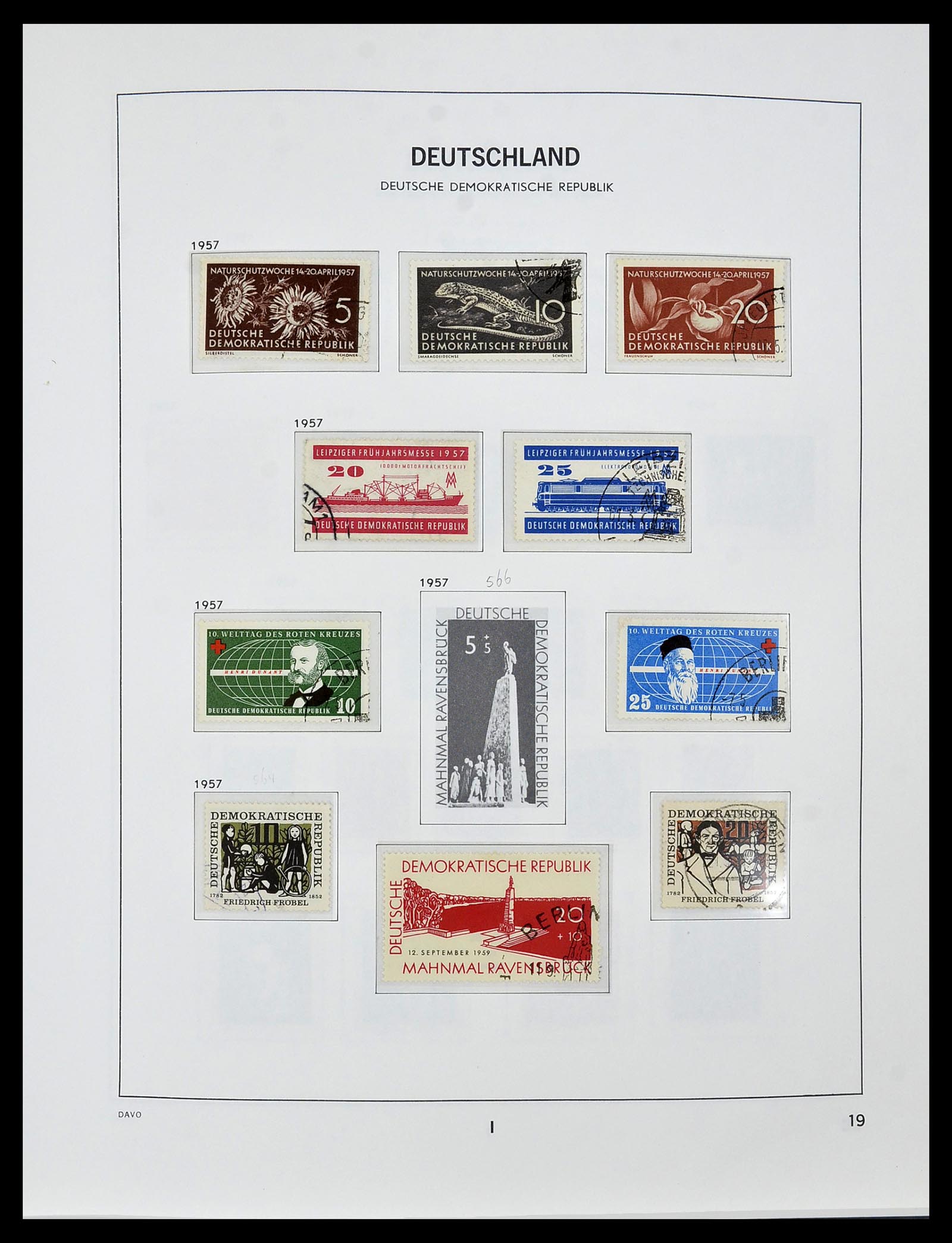 34459 021 - Stamp Collection 34459 GDR 1948-1990.