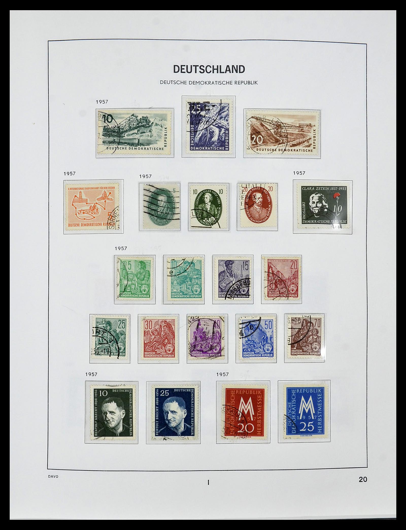 34459 022 - Stamp Collection 34459 GDR 1948-1990.