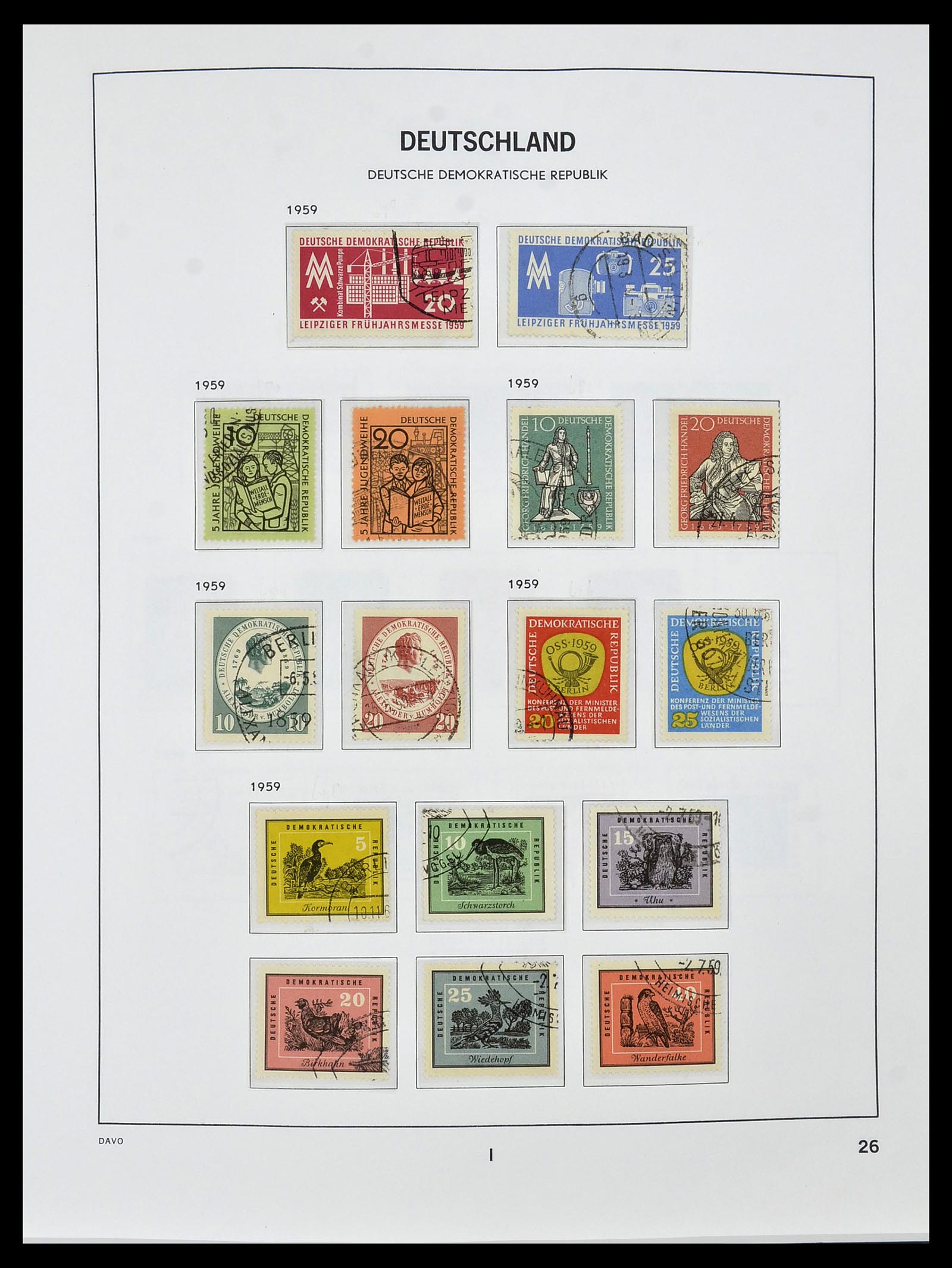 34459 028 - Stamp Collection 34459 GDR 1948-1990.