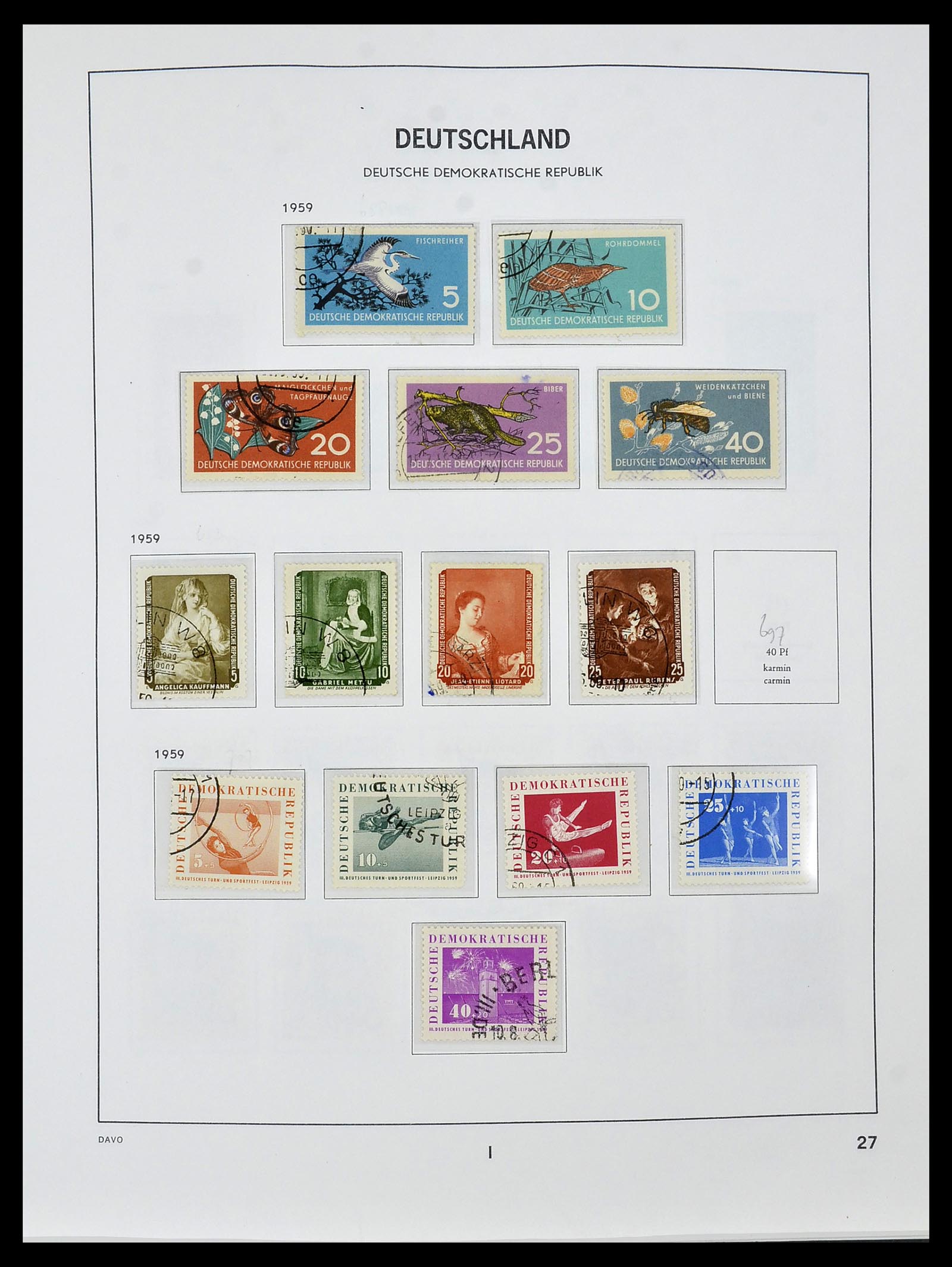 34459 029 - Stamp Collection 34459 GDR 1948-1990.
