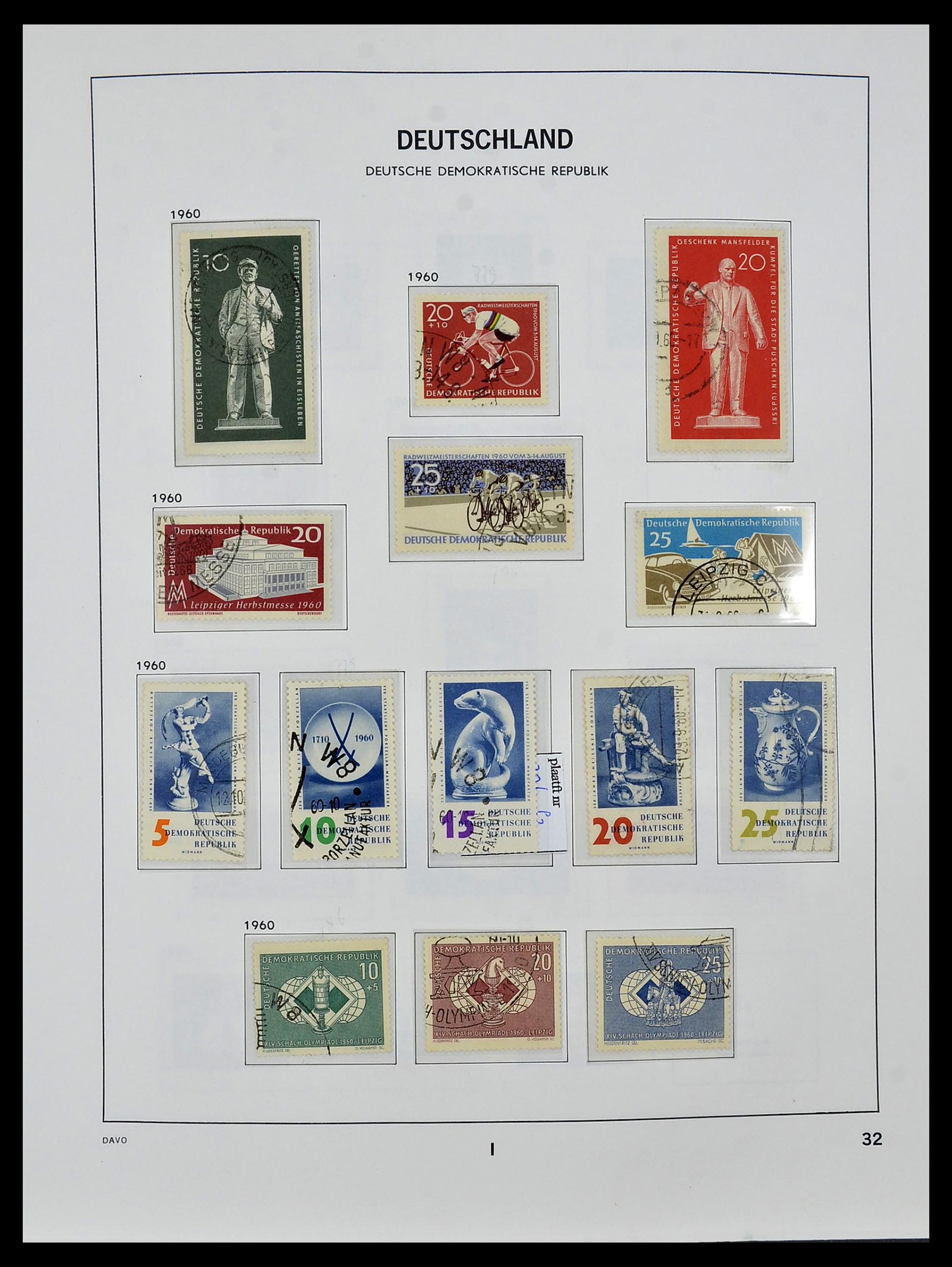 34459 034 - Stamp Collection 34459 GDR 1948-1990.
