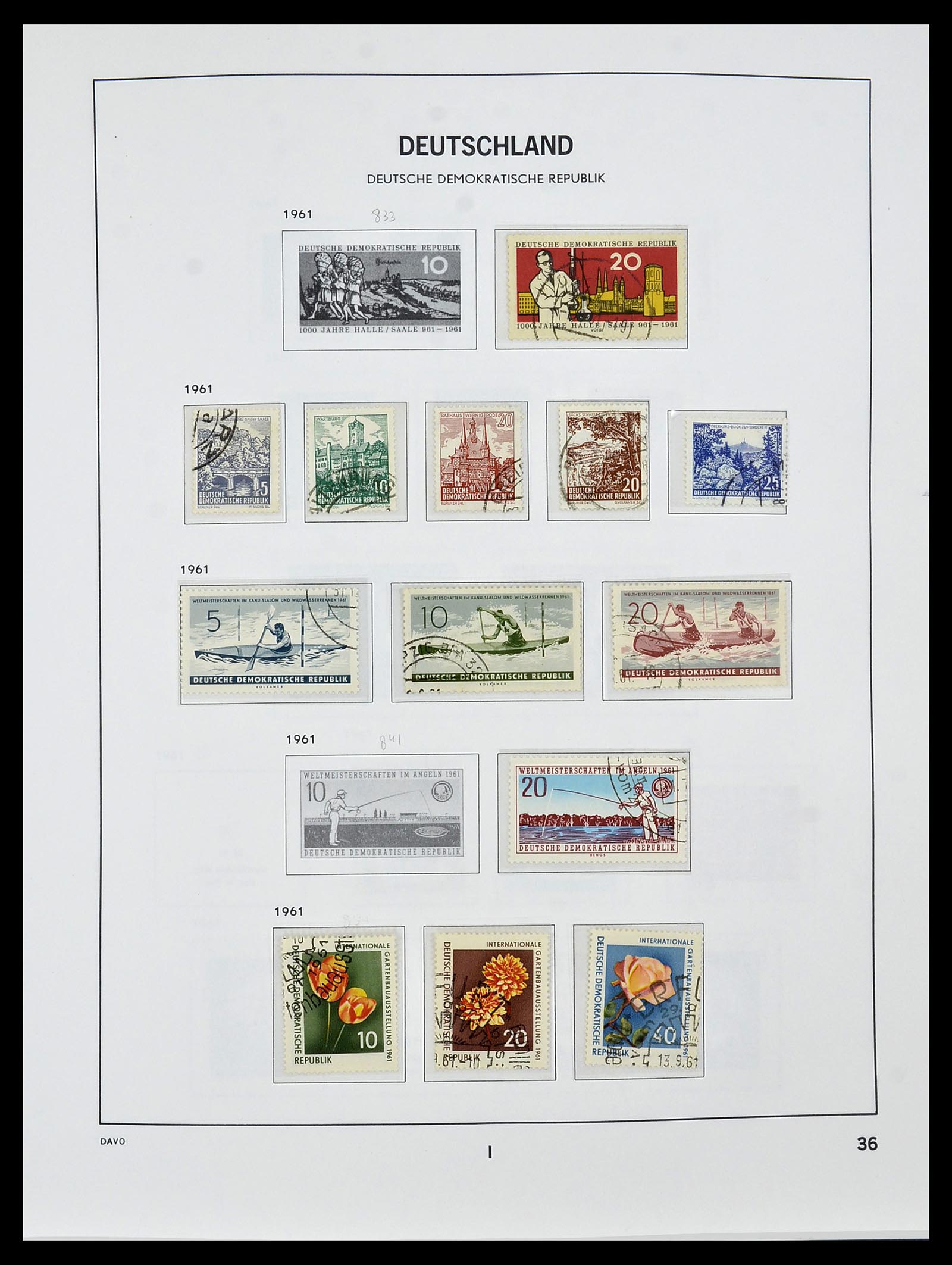 34459 039 - Stamp Collection 34459 GDR 1948-1990.