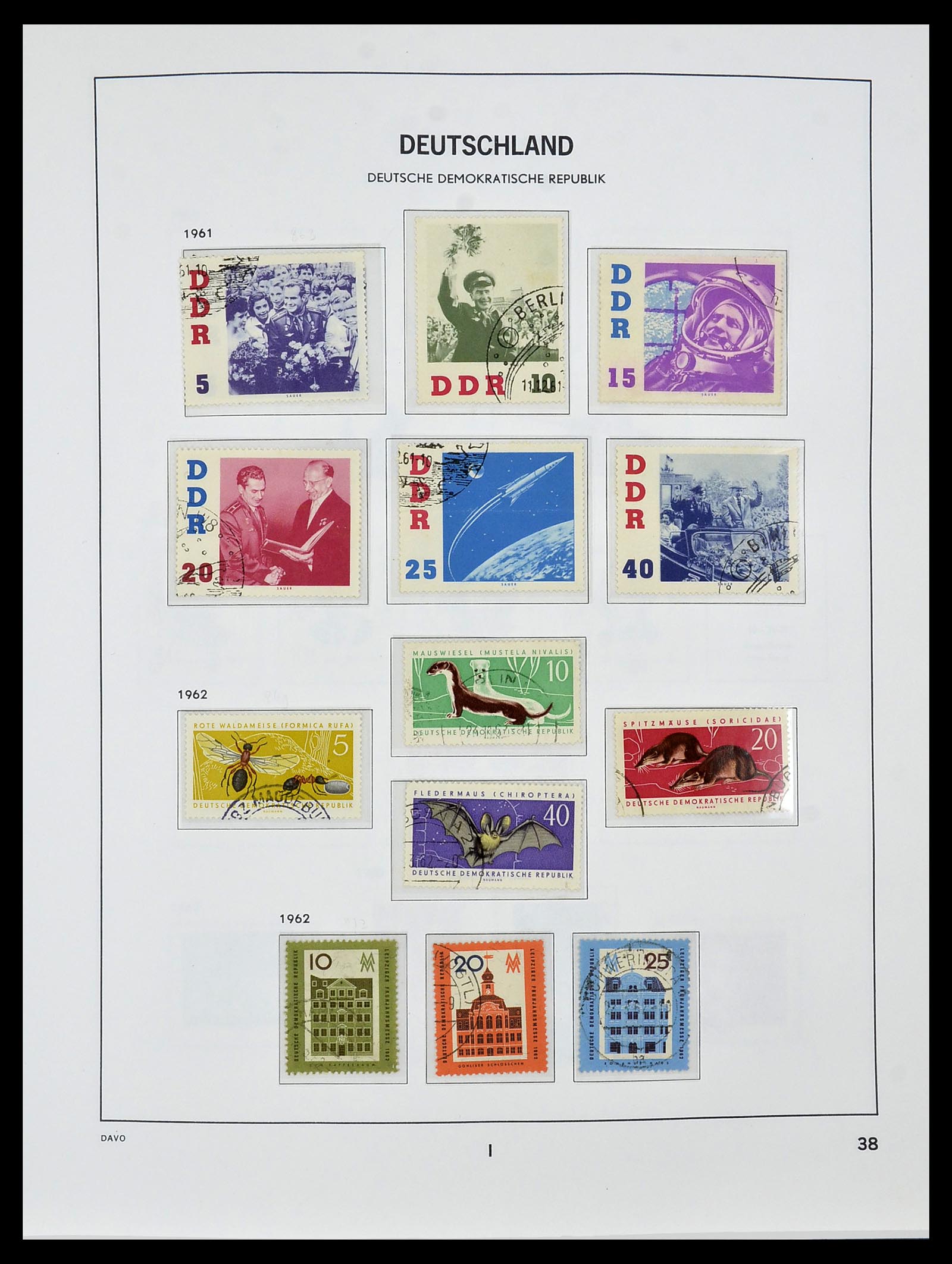 34459 041 - Stamp Collection 34459 GDR 1948-1990.