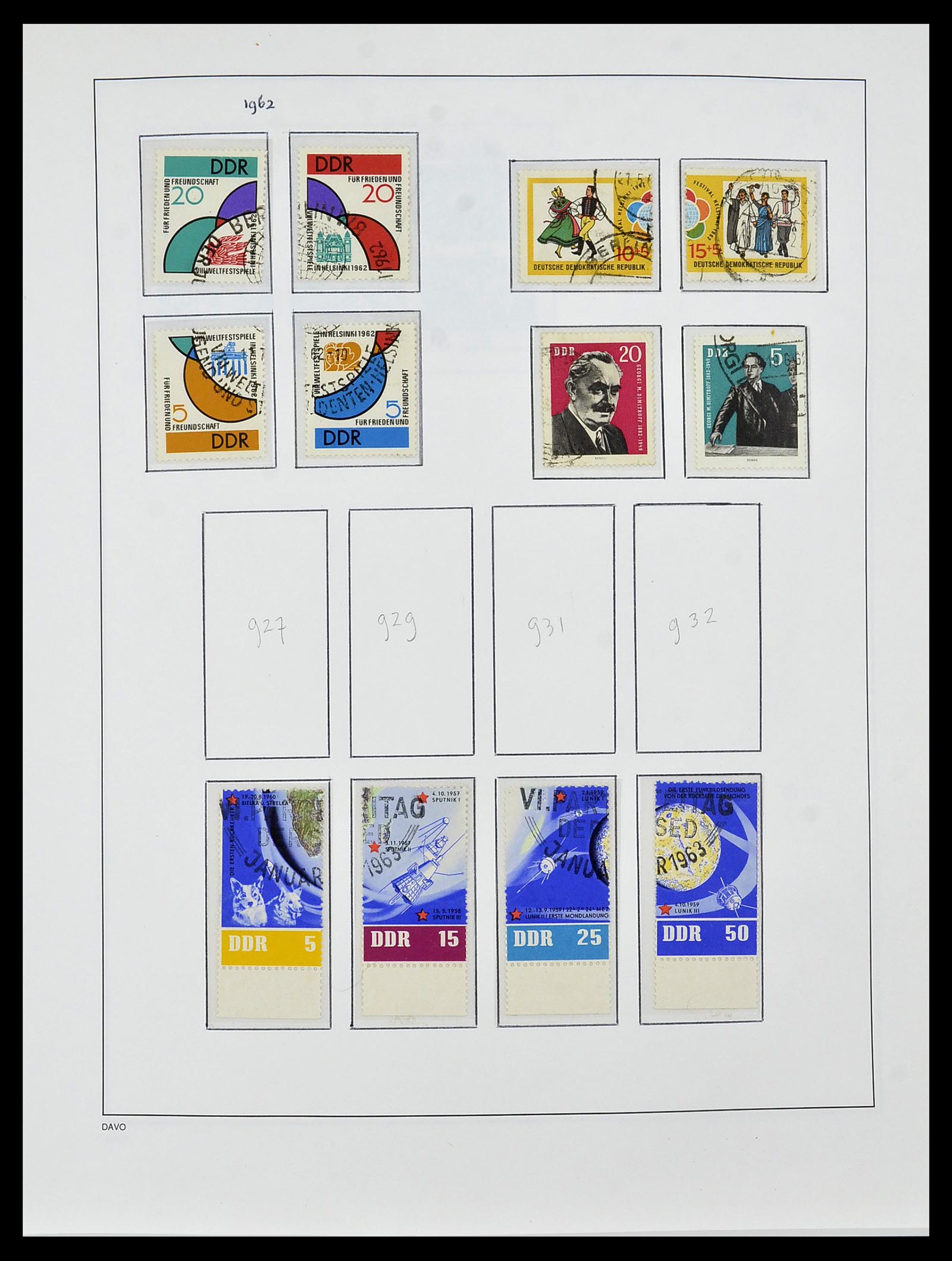 34459 045 - Postzegelverzameling 34459 DDR 1948-1990.