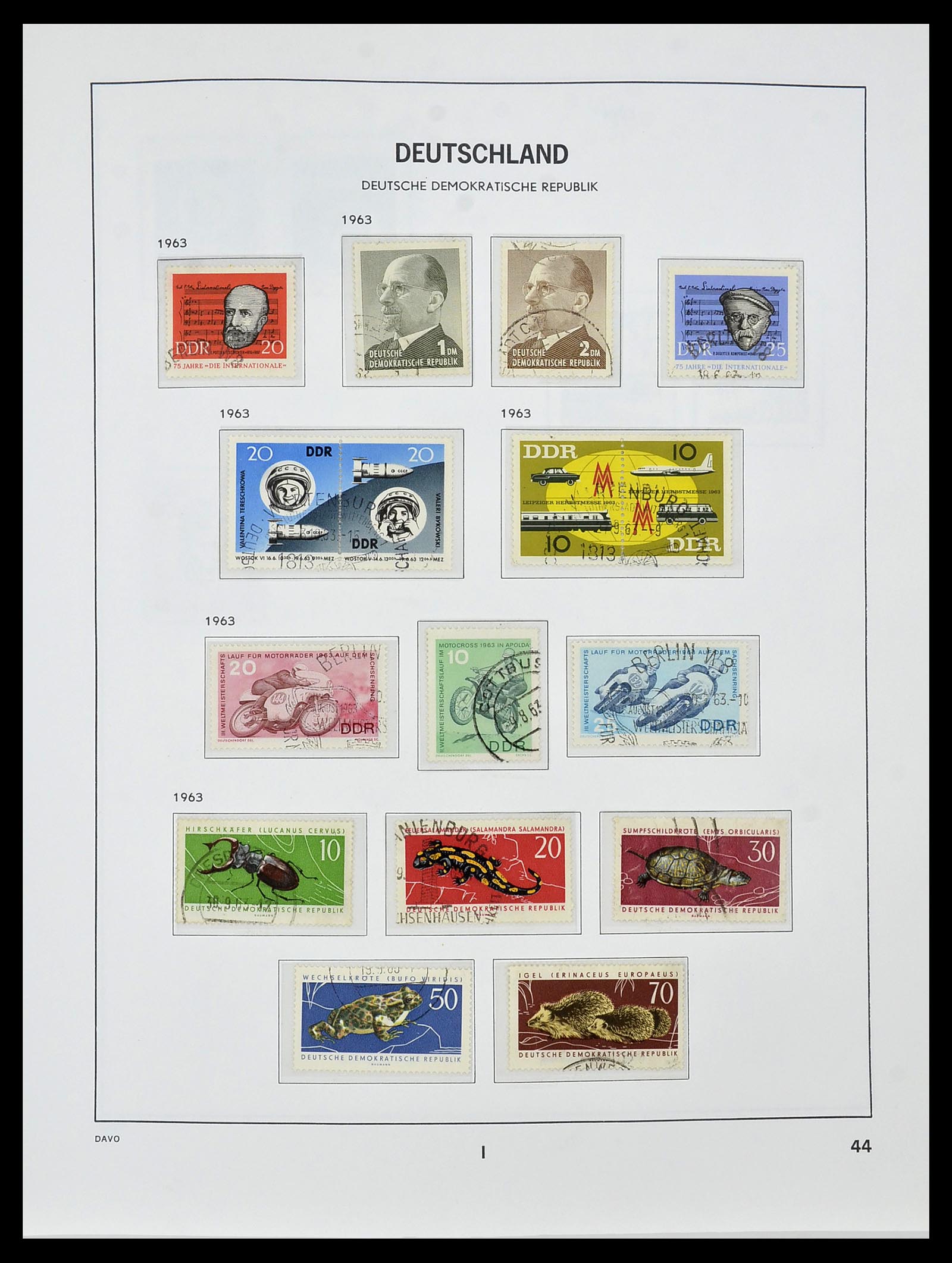 34459 049 - Stamp Collection 34459 GDR 1948-1990.