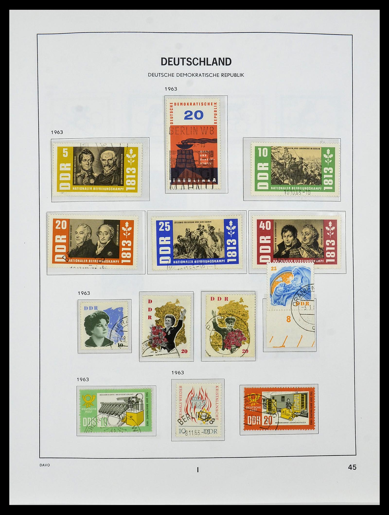 34459 051 - Stamp Collection 34459 GDR 1948-1990.