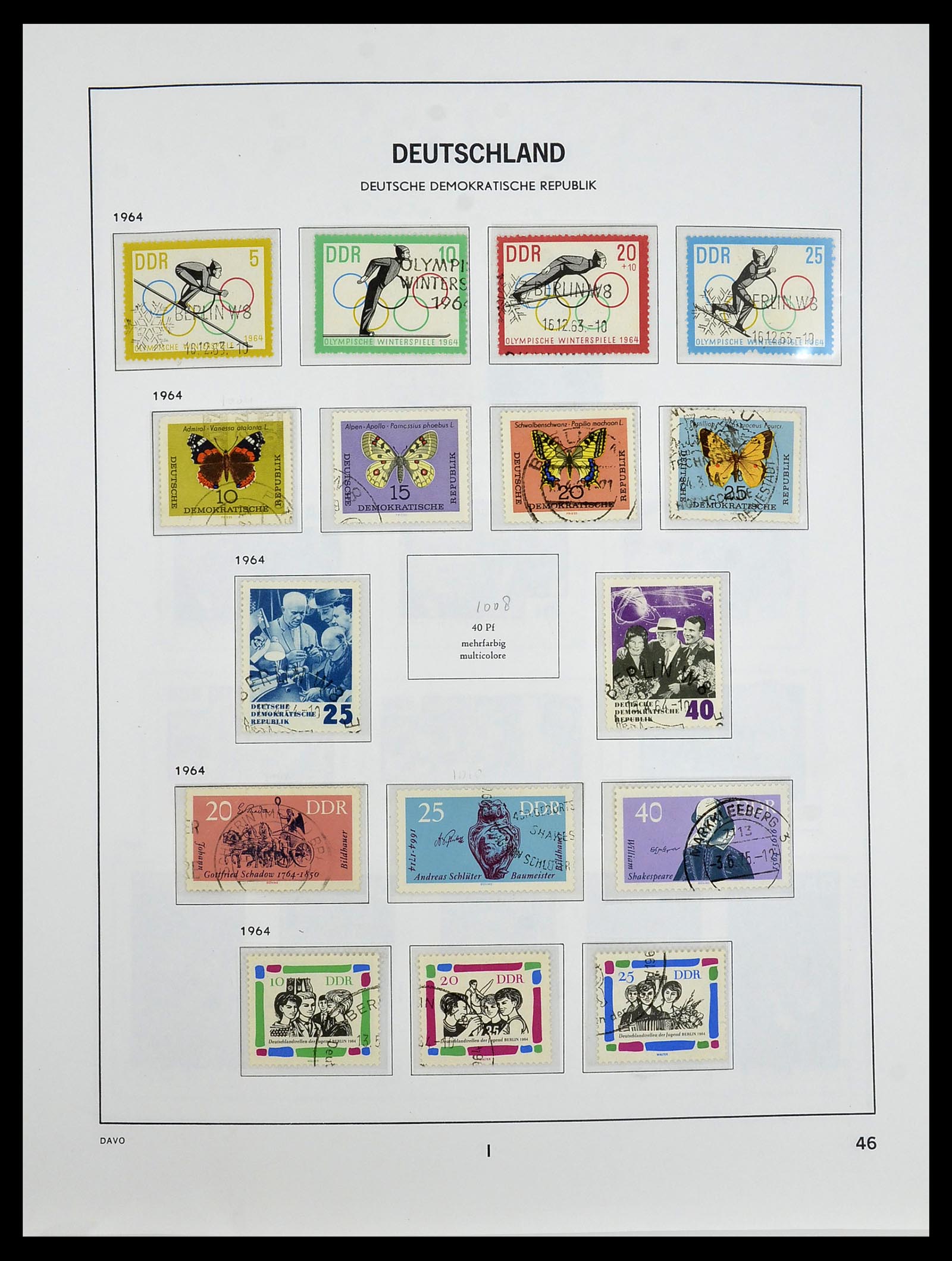 34459 052 - Stamp Collection 34459 GDR 1948-1990.