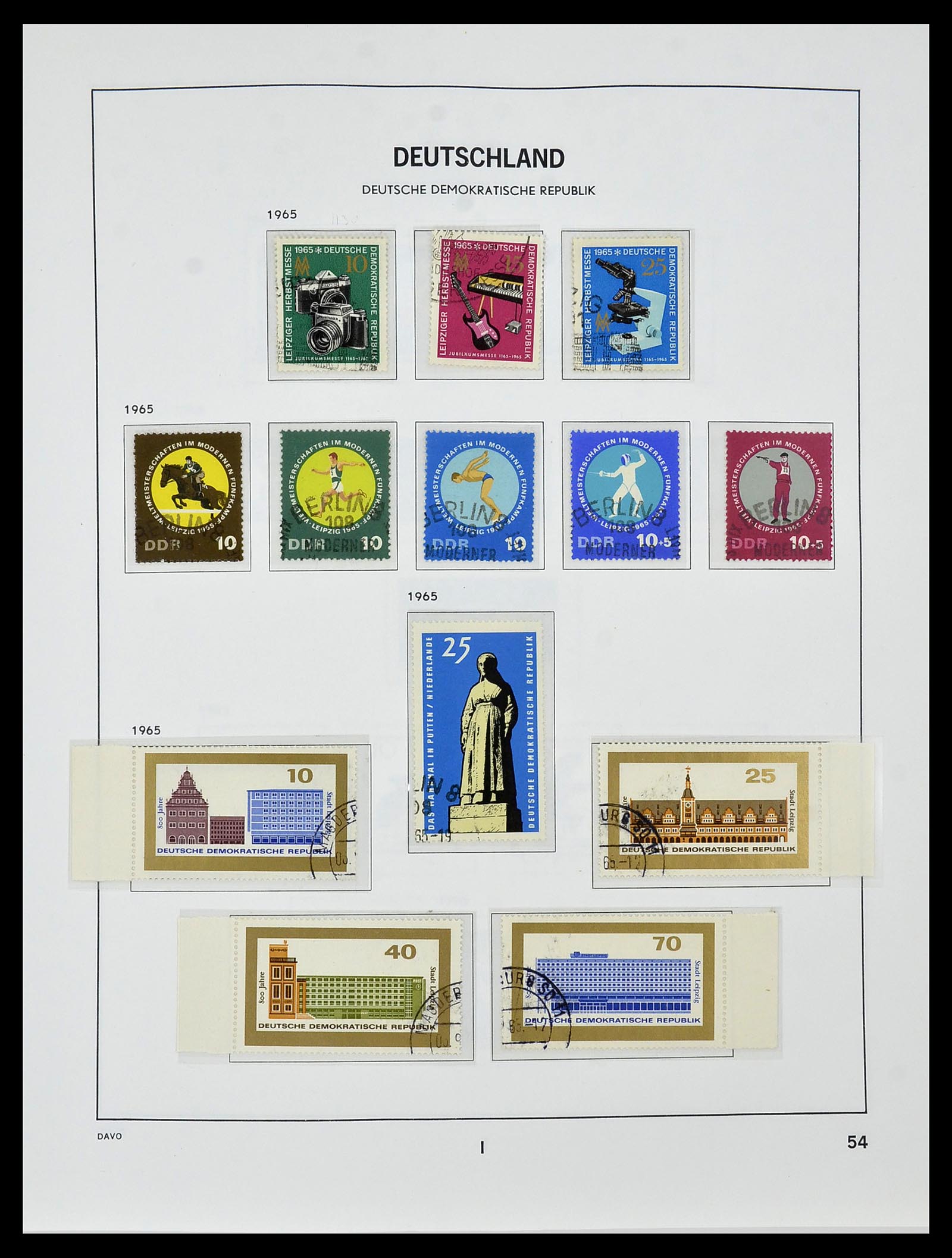 34459 061 - Postzegelverzameling 34459 DDR 1948-1990.