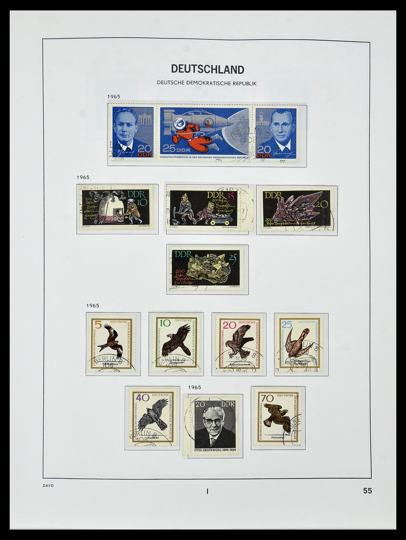 34459 062 - Stamp Collection 34459 GDR 1948-1990.