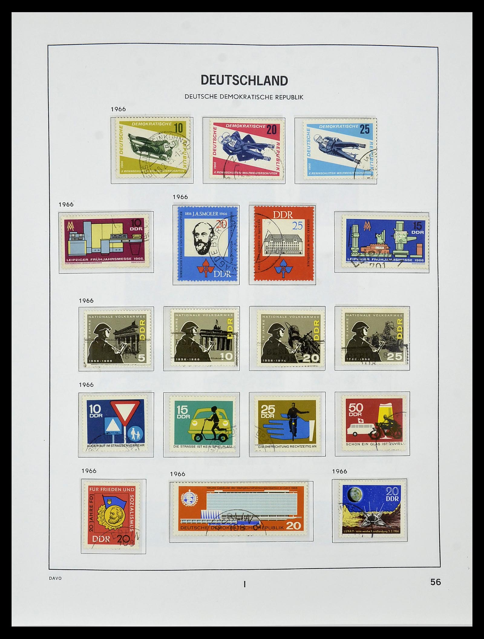 34459 064 - Stamp Collection 34459 GDR 1948-1990.