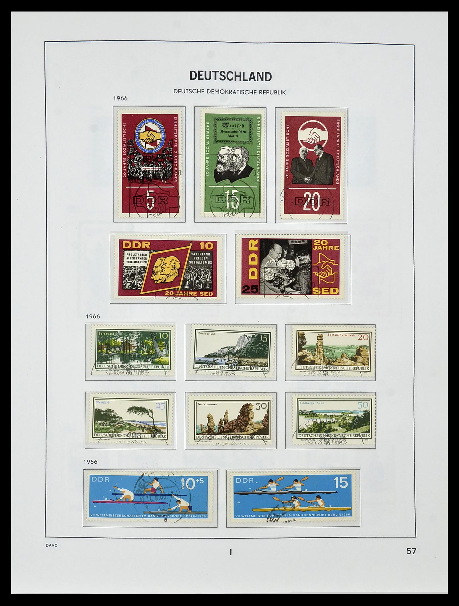 34459 065 - Stamp Collection 34459 GDR 1948-1990.
