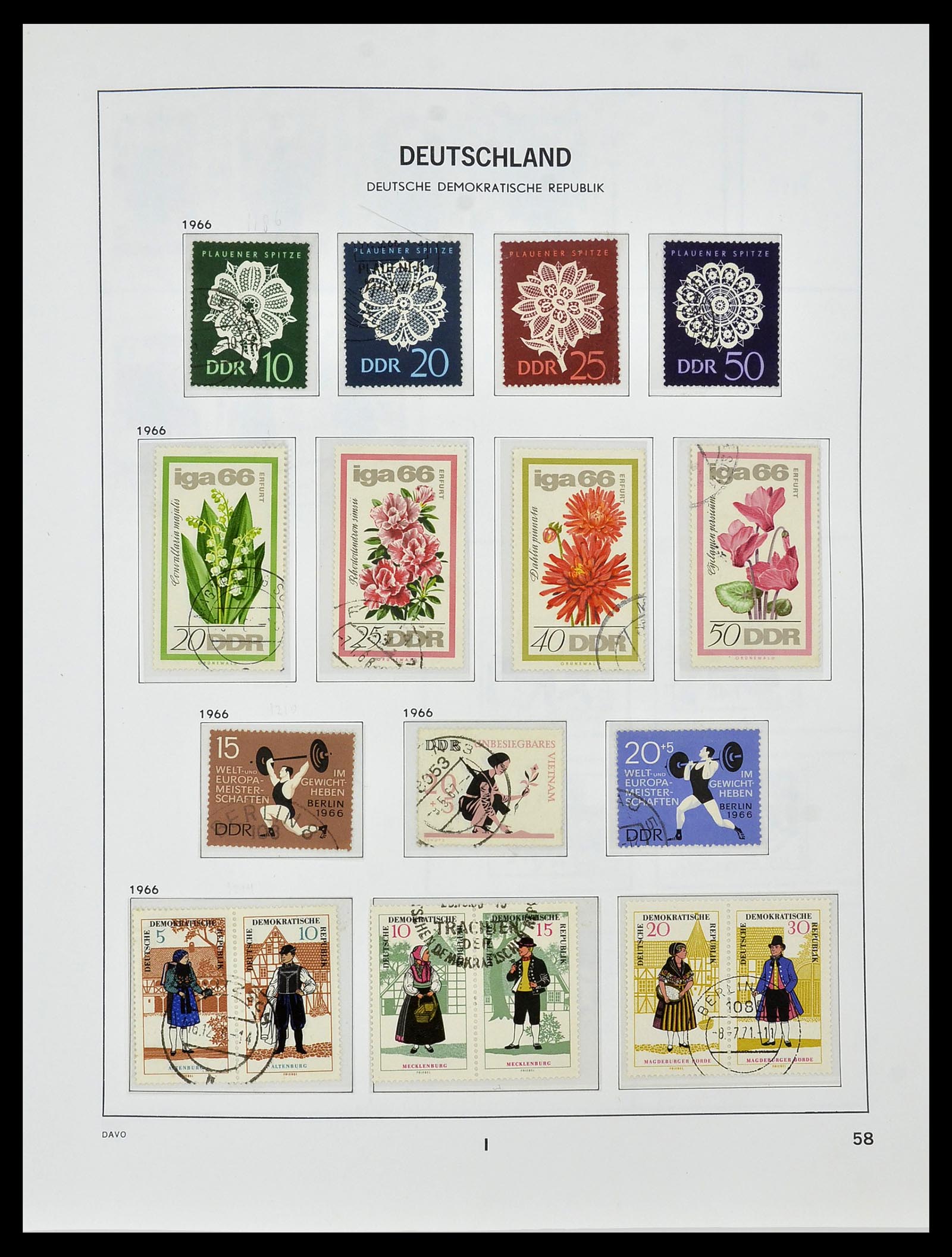 34459 066 - Stamp Collection 34459 GDR 1948-1990.