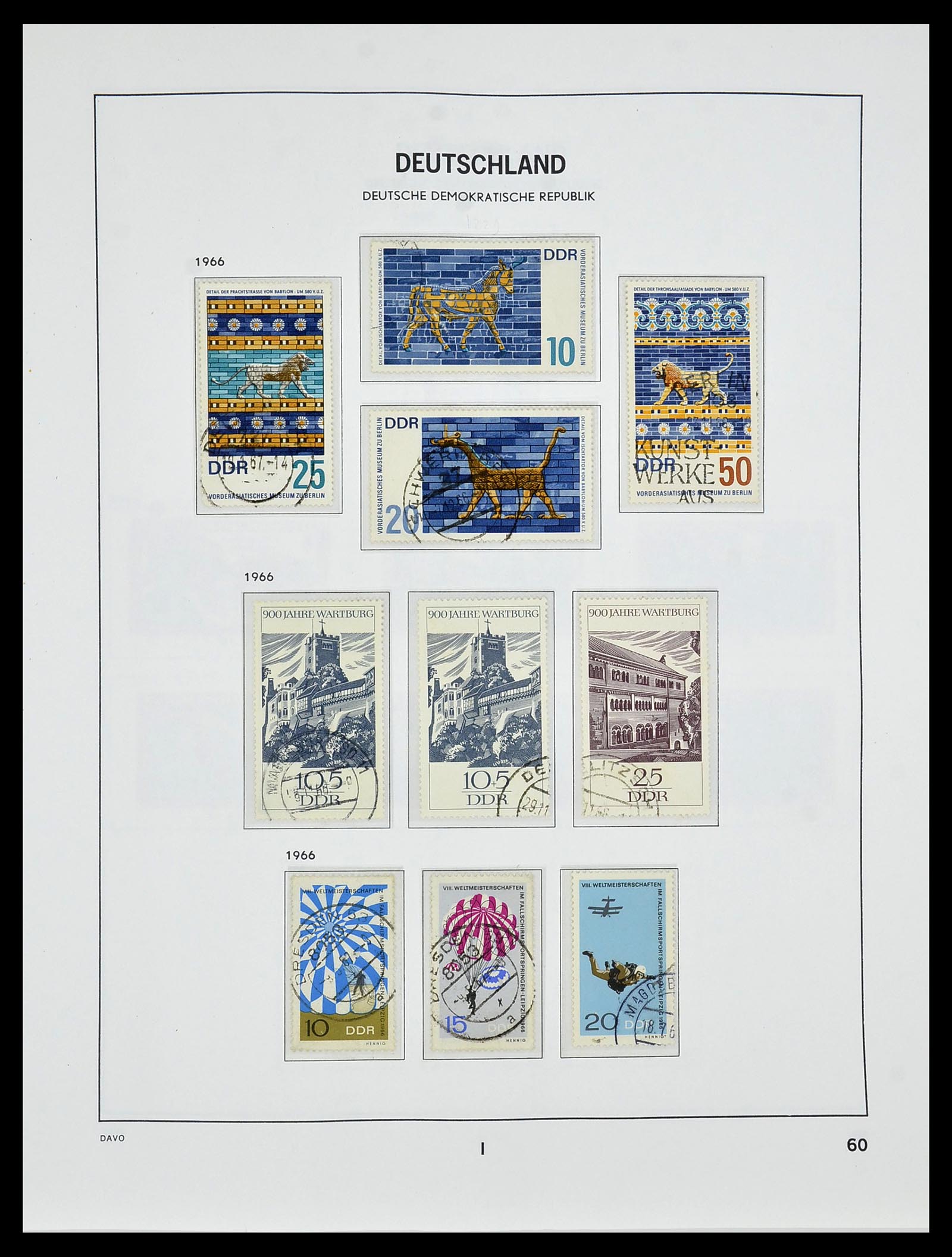 34459 069 - Stamp Collection 34459 GDR 1948-1990.