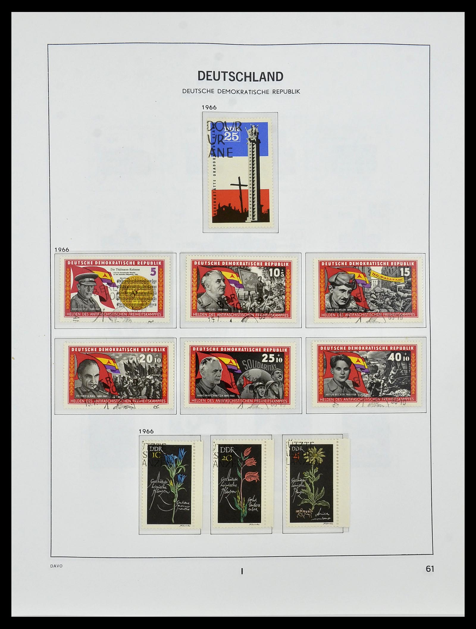 34459 070 - Stamp Collection 34459 GDR 1948-1990.