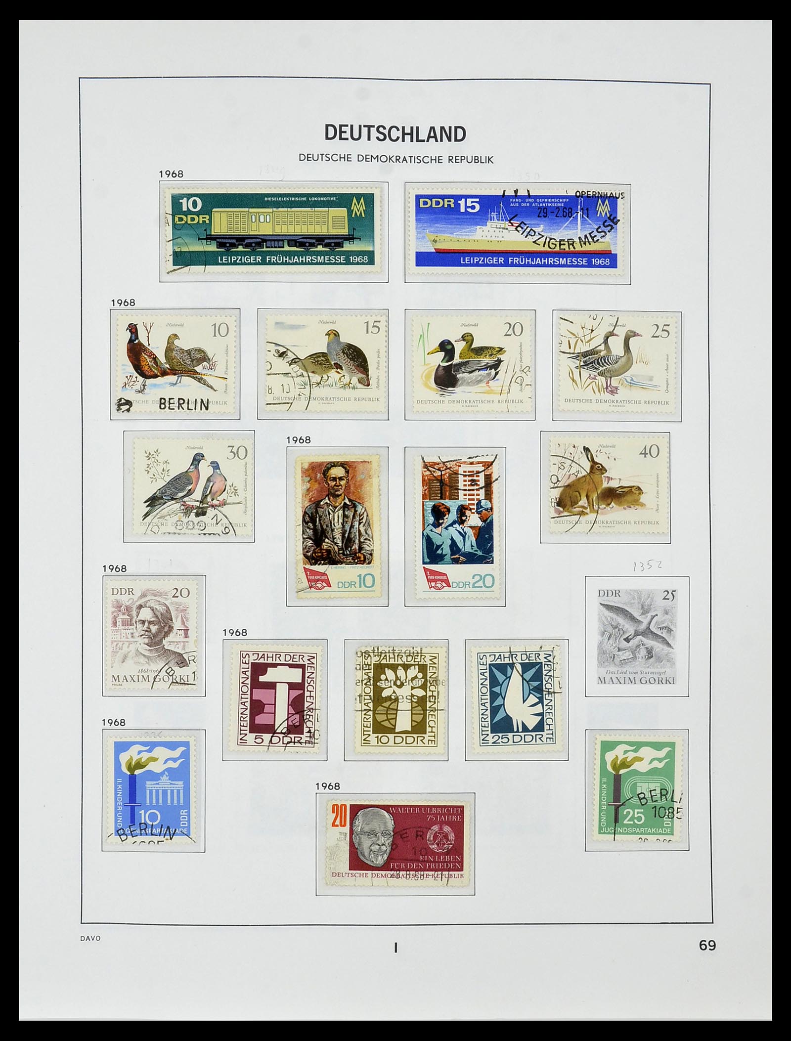 34459 079 - Stamp Collection 34459 GDR 1948-1990.