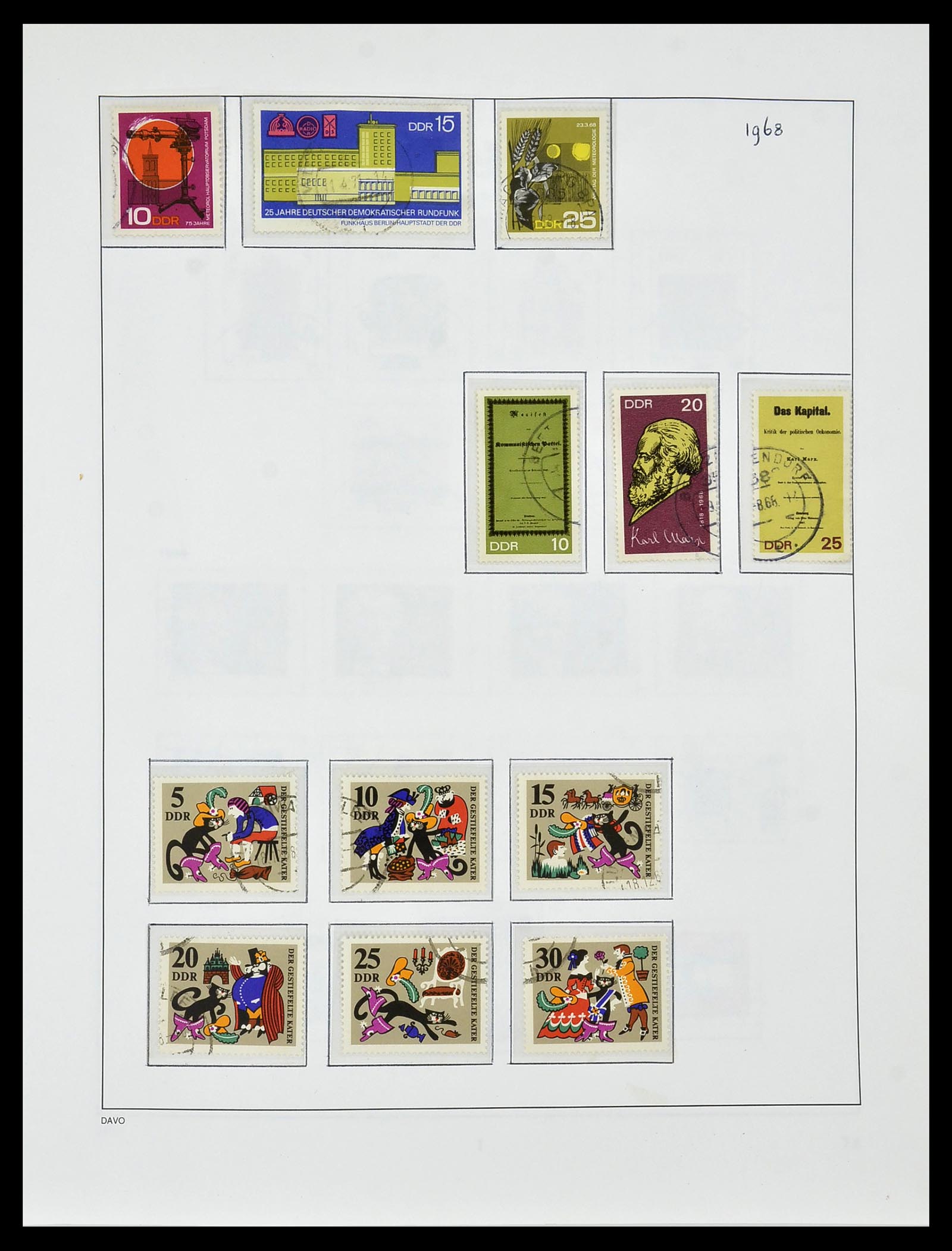 34459 084 - Stamp Collection 34459 GDR 1948-1990.