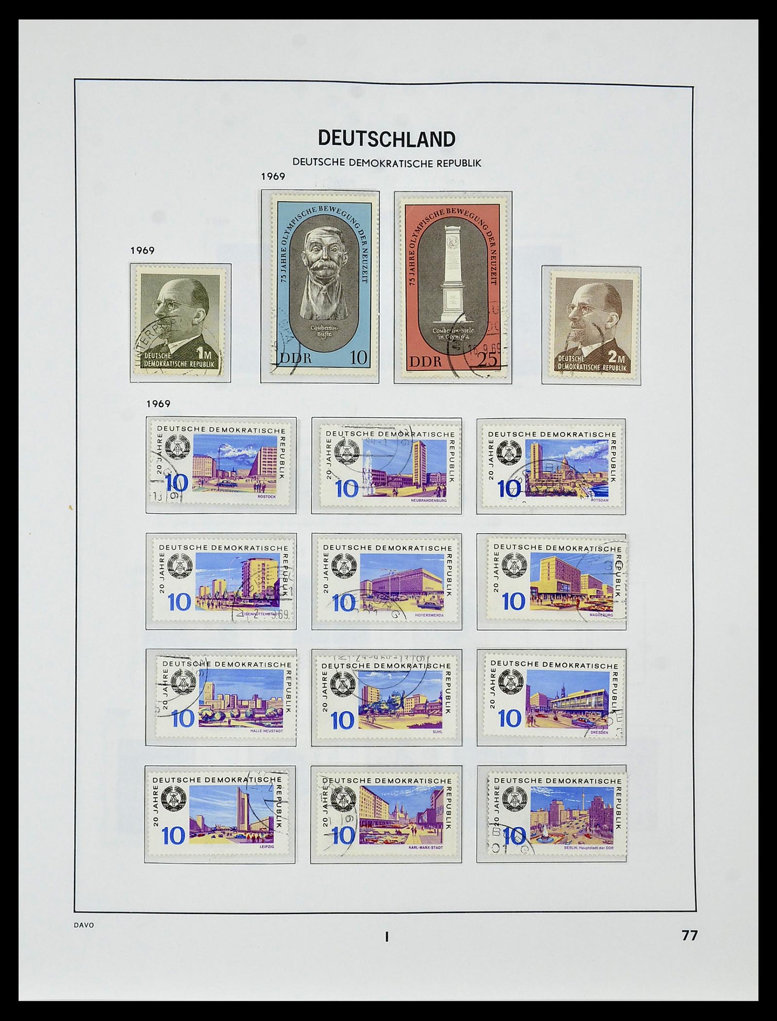 34459 088 - Stamp Collection 34459 GDR 1948-1990.