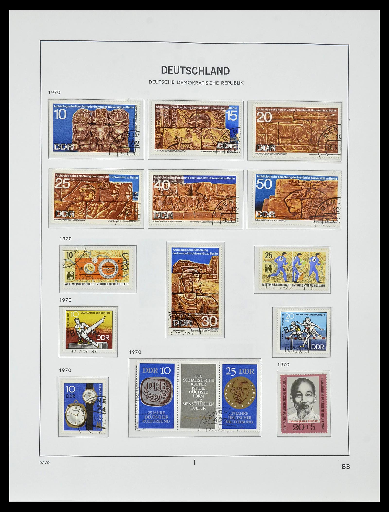 34459 095 - Postzegelverzameling 34459 DDR 1948-1990.