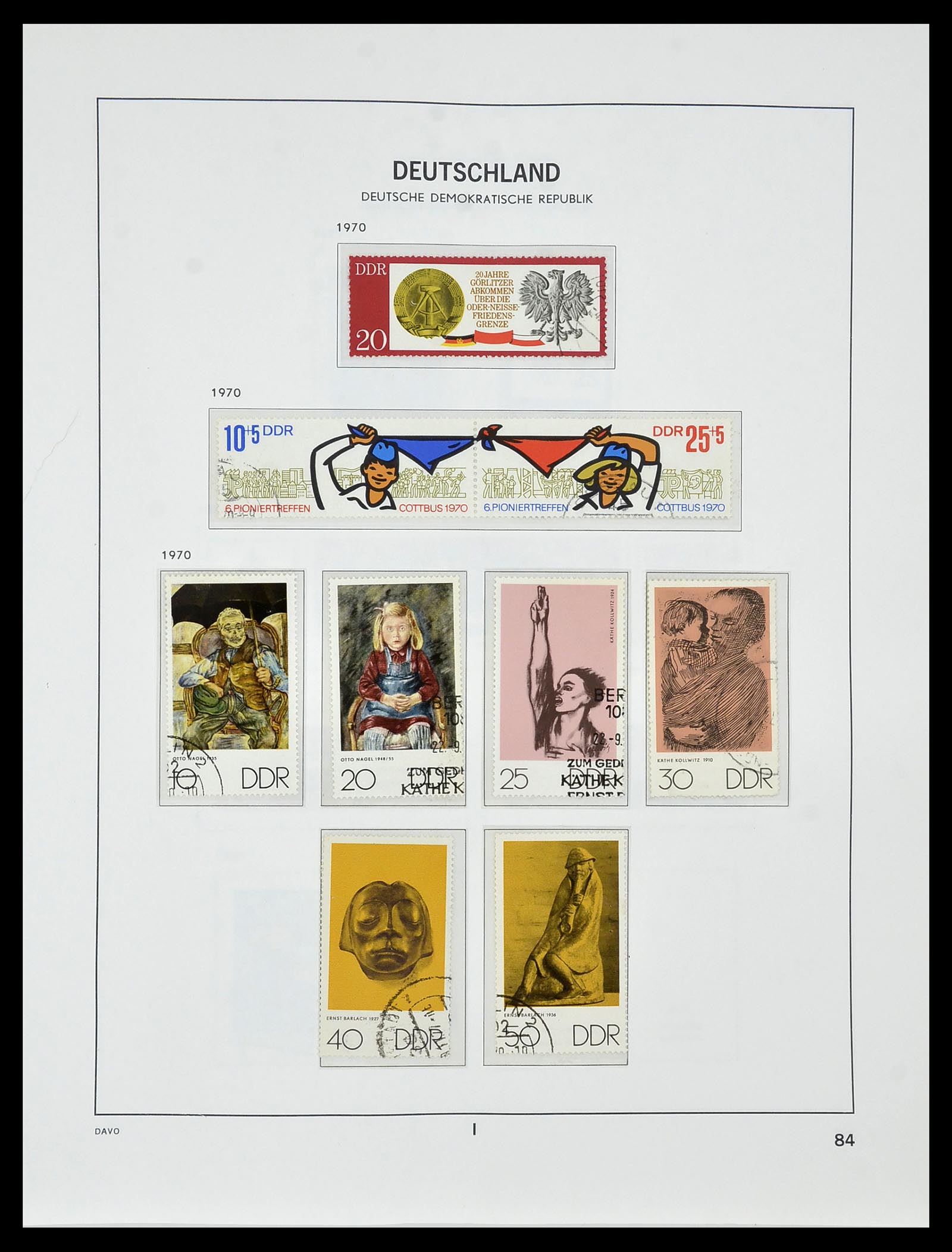 34459 096 - Stamp Collection 34459 GDR 1948-1990.