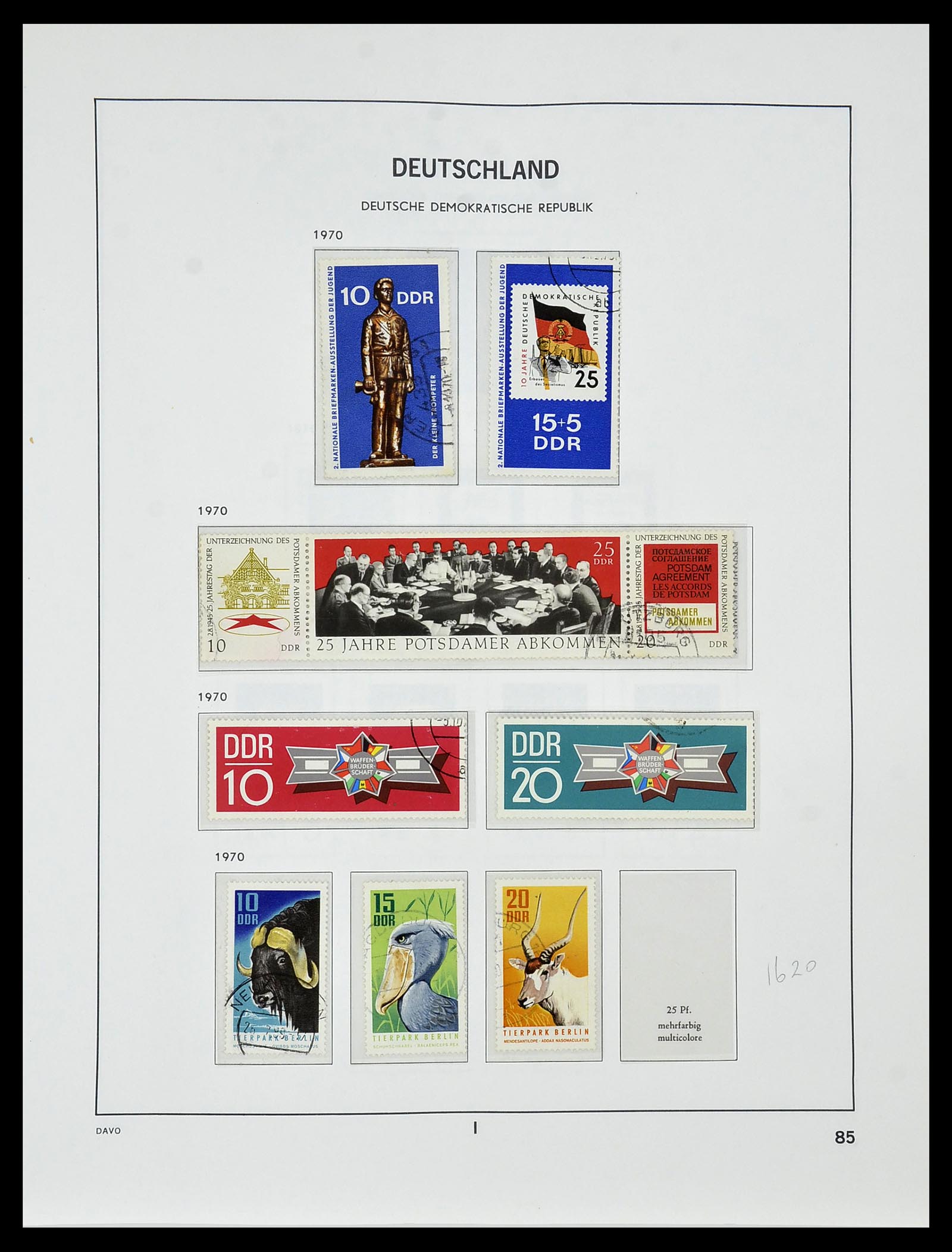 34459 097 - Stamp Collection 34459 GDR 1948-1990.