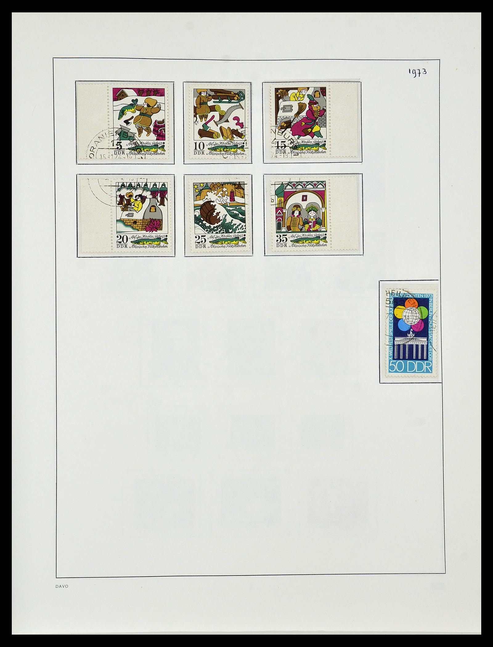 34459 122 - Postzegelverzameling 34459 DDR 1948-1990.