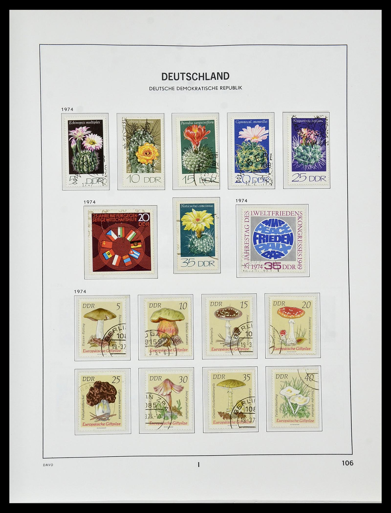 34459 124 - Postzegelverzameling 34459 DDR 1948-1990.