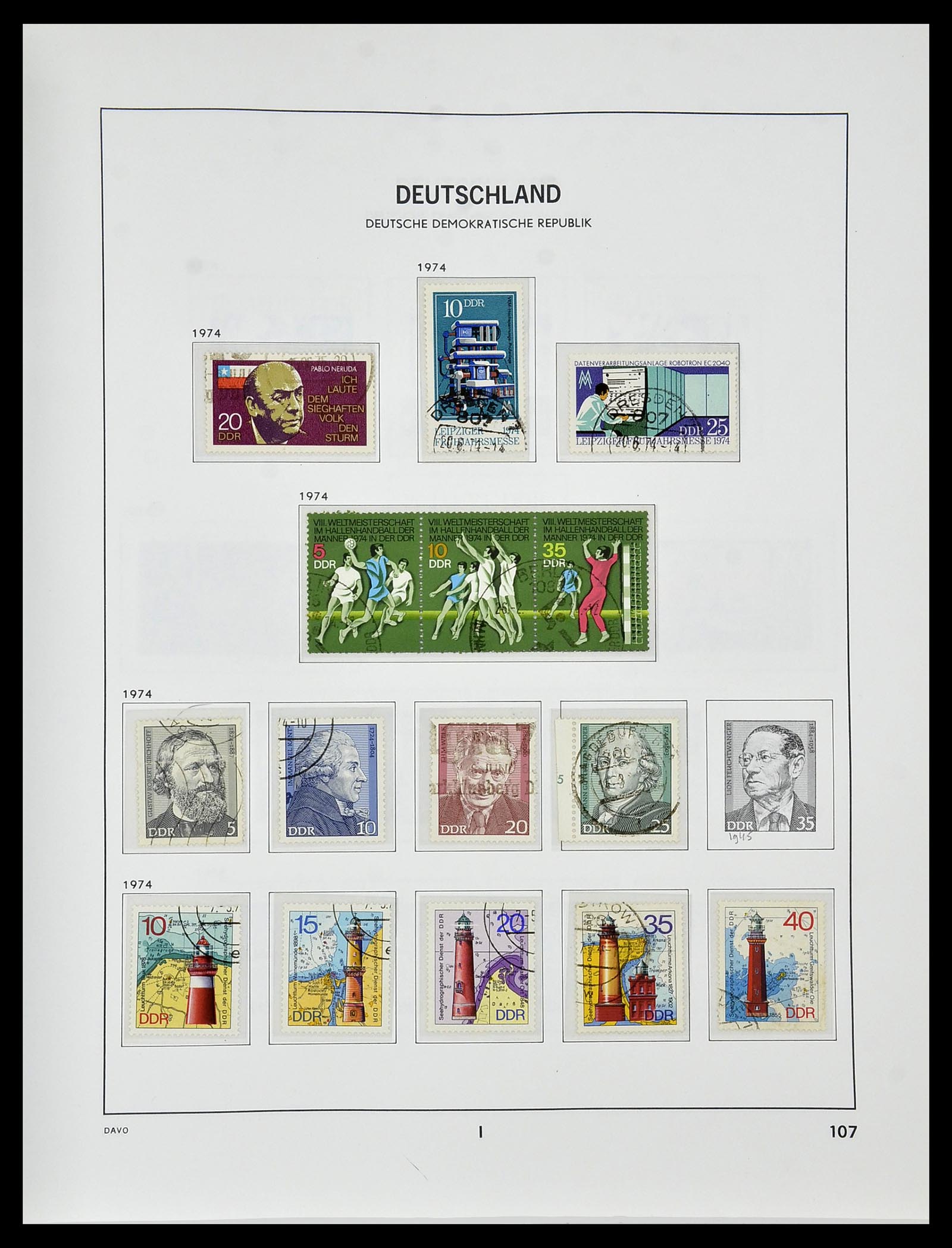 34459 125 - Postzegelverzameling 34459 DDR 1948-1990.